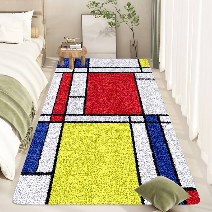 Amazon.com: Latch Hook Rug Kit, Elephant DIY Rug Making Kit for Adults Kids, Rug Making Kits, Cross Stitch Kit Carpet Making, Home Decor for Free Printable Latch Hook Rug Patterns
