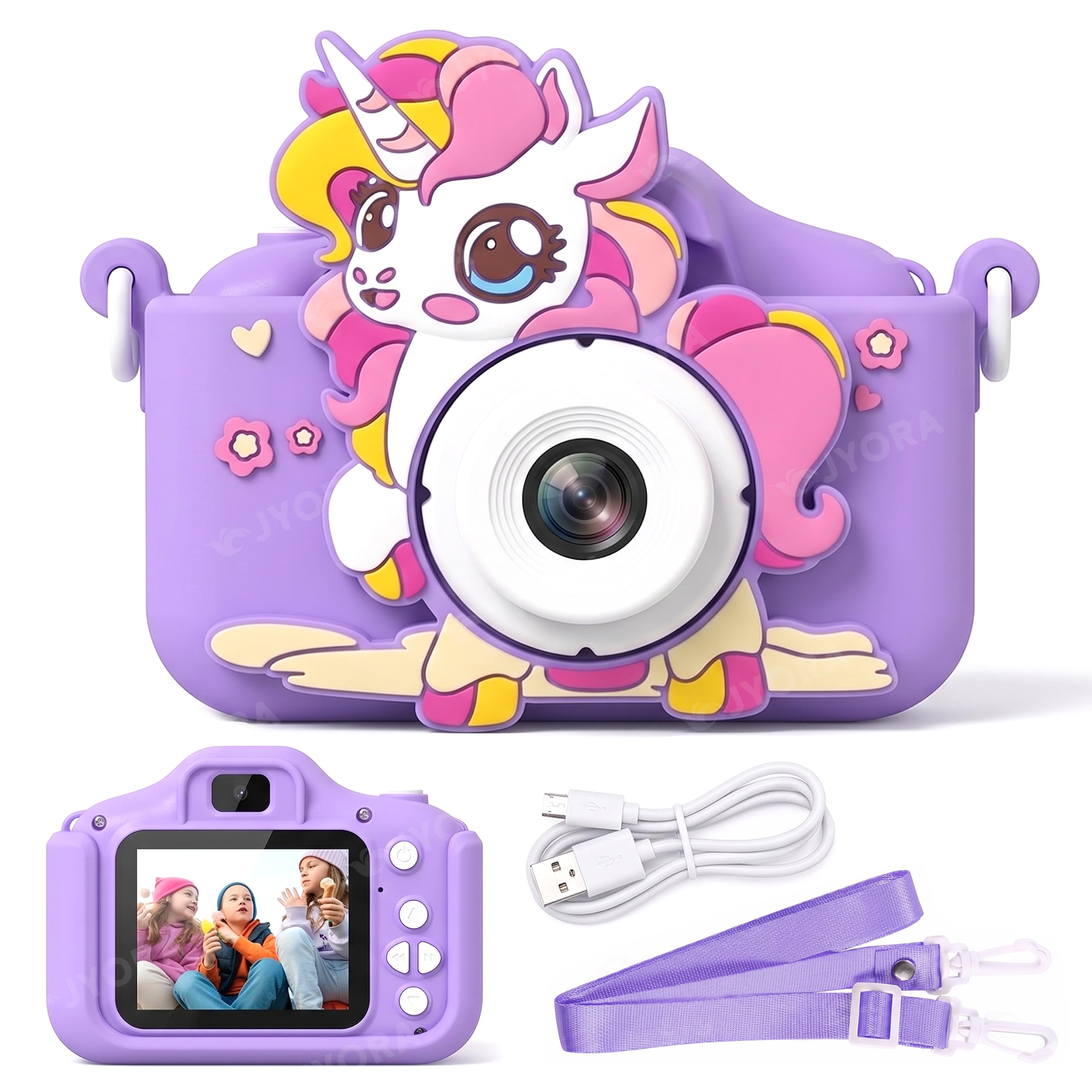 DIY Instant Digital Camera for Kids | 48MP Dual lens1080P Video | Mini Camera for Kids | 2" IPS Screen, 5 Filters, 21 Frames, 5 Games | Gift for Girls Age 8-10 Years Birthday Gift-image-25