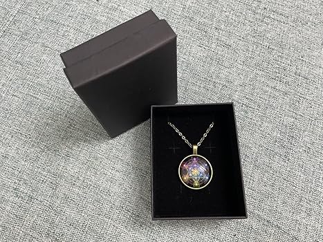 Amazon | NEPOMI メタトロンキューブペンダントネックレス 男女