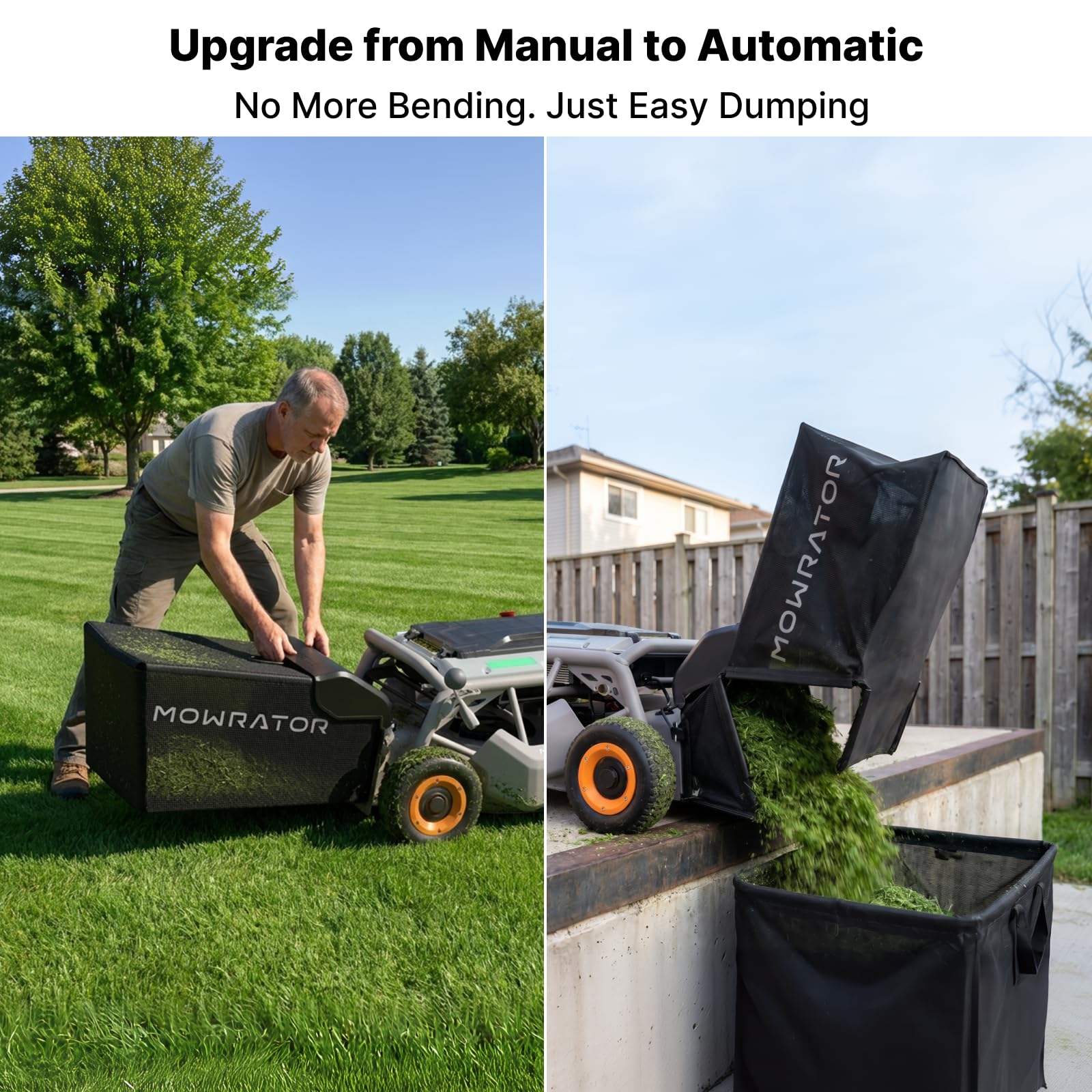 Mowrator Auto Dumping Bag S1 - Cortacésped