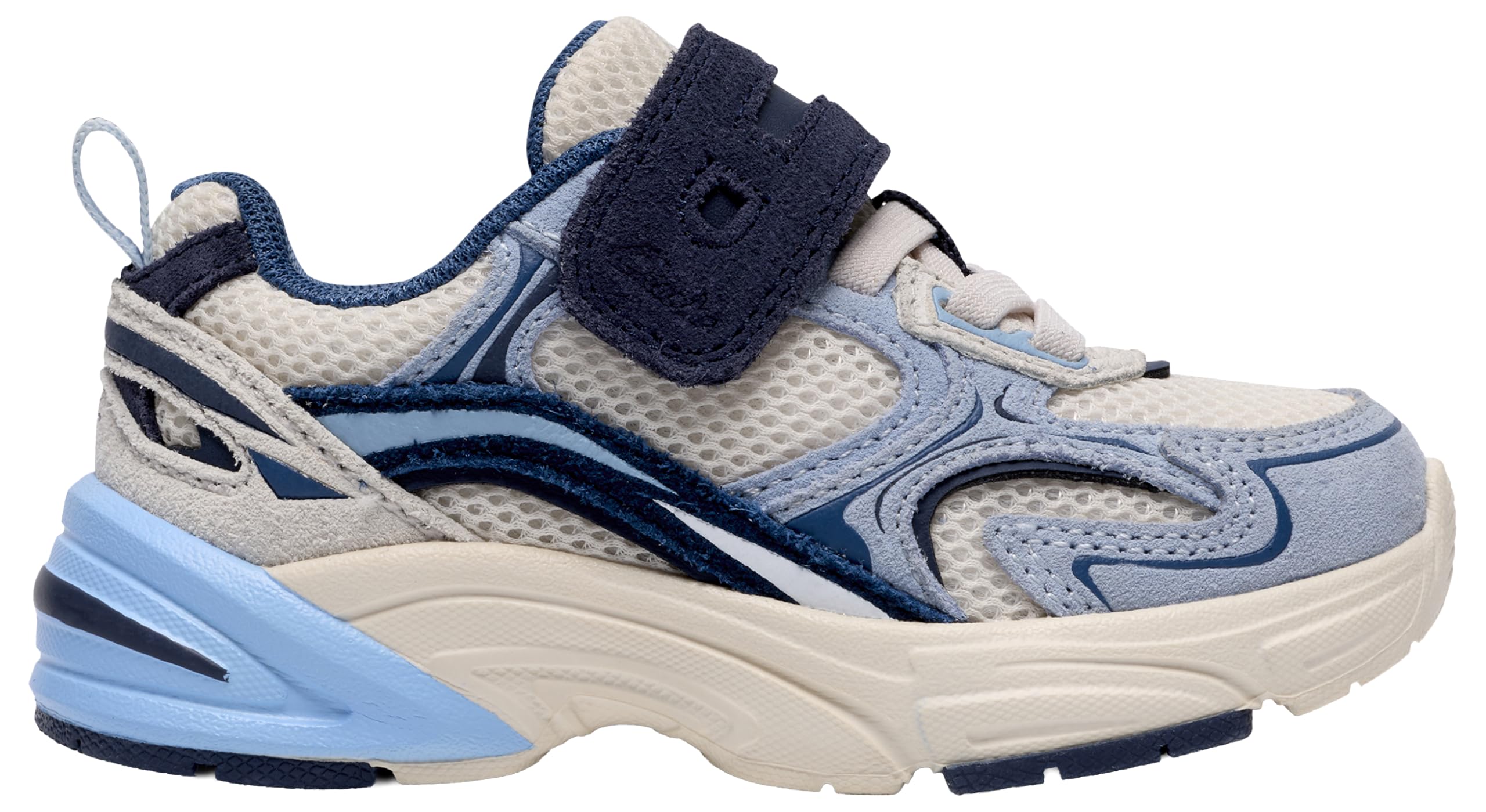 Clarks CraftonVibe T Childrens Pale Blue Combi, 4
