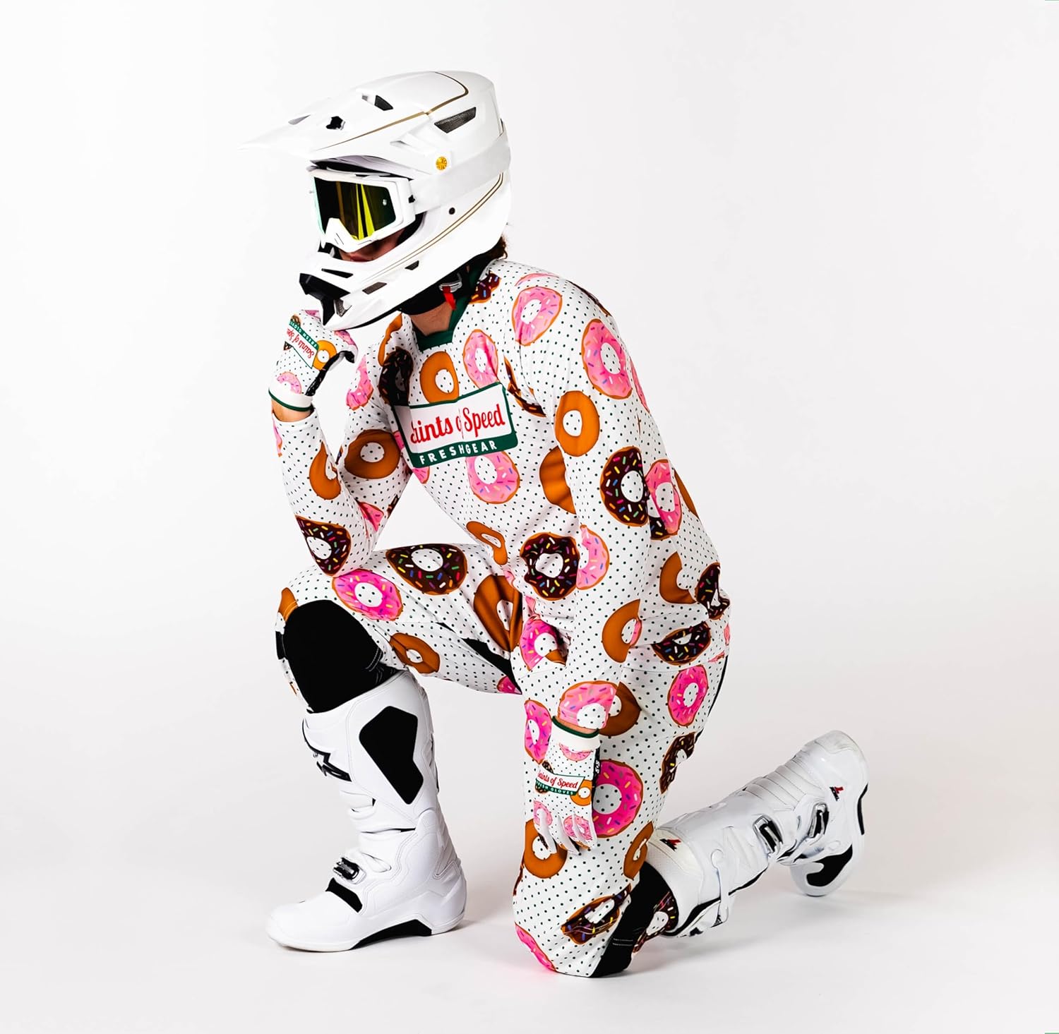 Saints of Speed Motocross, Mountain Bike, & BMX Racing Jersey - Lightweight, Breathable Sports Jersey for Youth & Adults