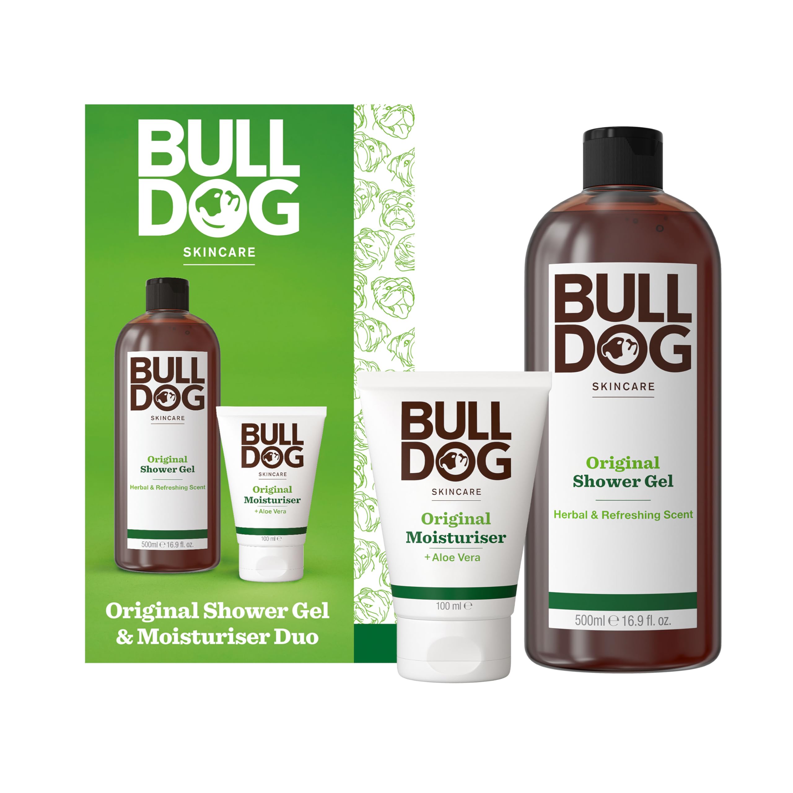 Bulldog Skincare Original Moisturiser & Shower Gel Duo Giftset for Men