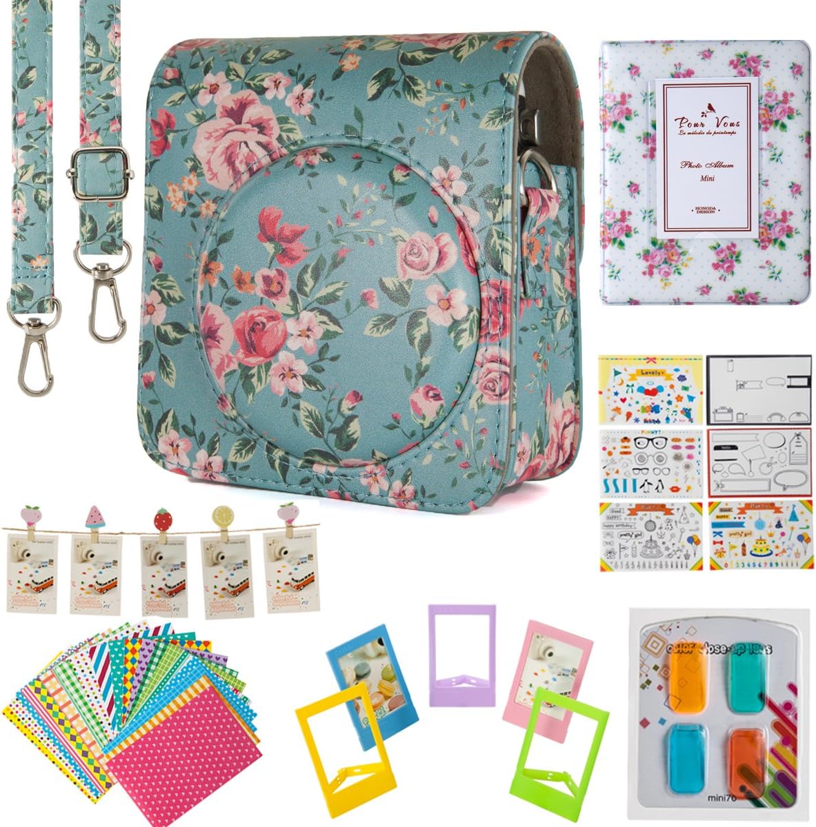 Flylther 7 dans 1 Caméra Accessories Bundle Set pour Fujifilm Instax