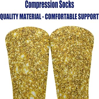 Moisture Wicking Crew Sock for Women Men, Casual Athletic Aesthetic Novelty Sock
