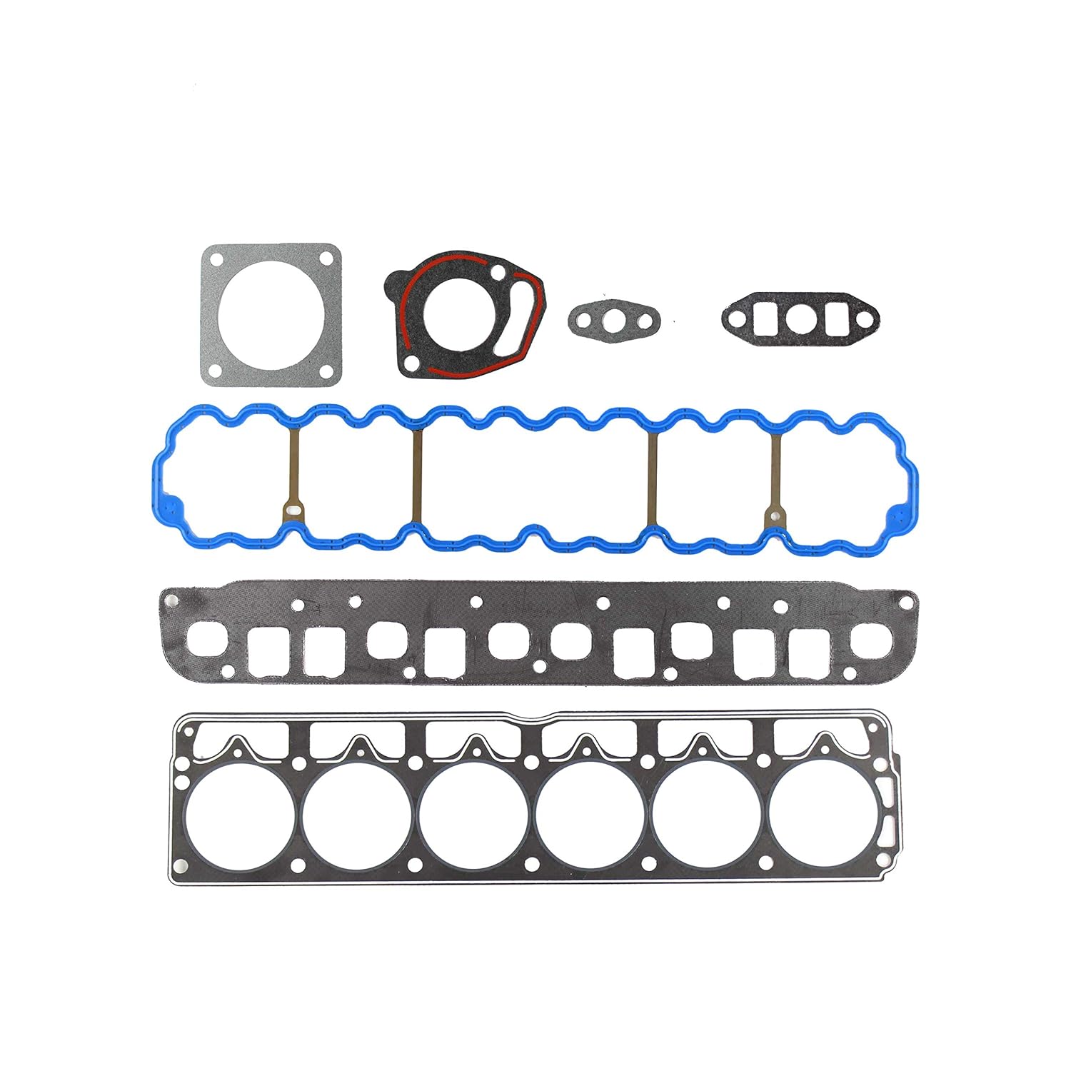 DNJ HGS1126 Graphite Cylinder Head Gasket Set for 1996-1998 Jeep Cherokee Grand Cherokee Wrangler 4.0L L6 12V OHV 242cid