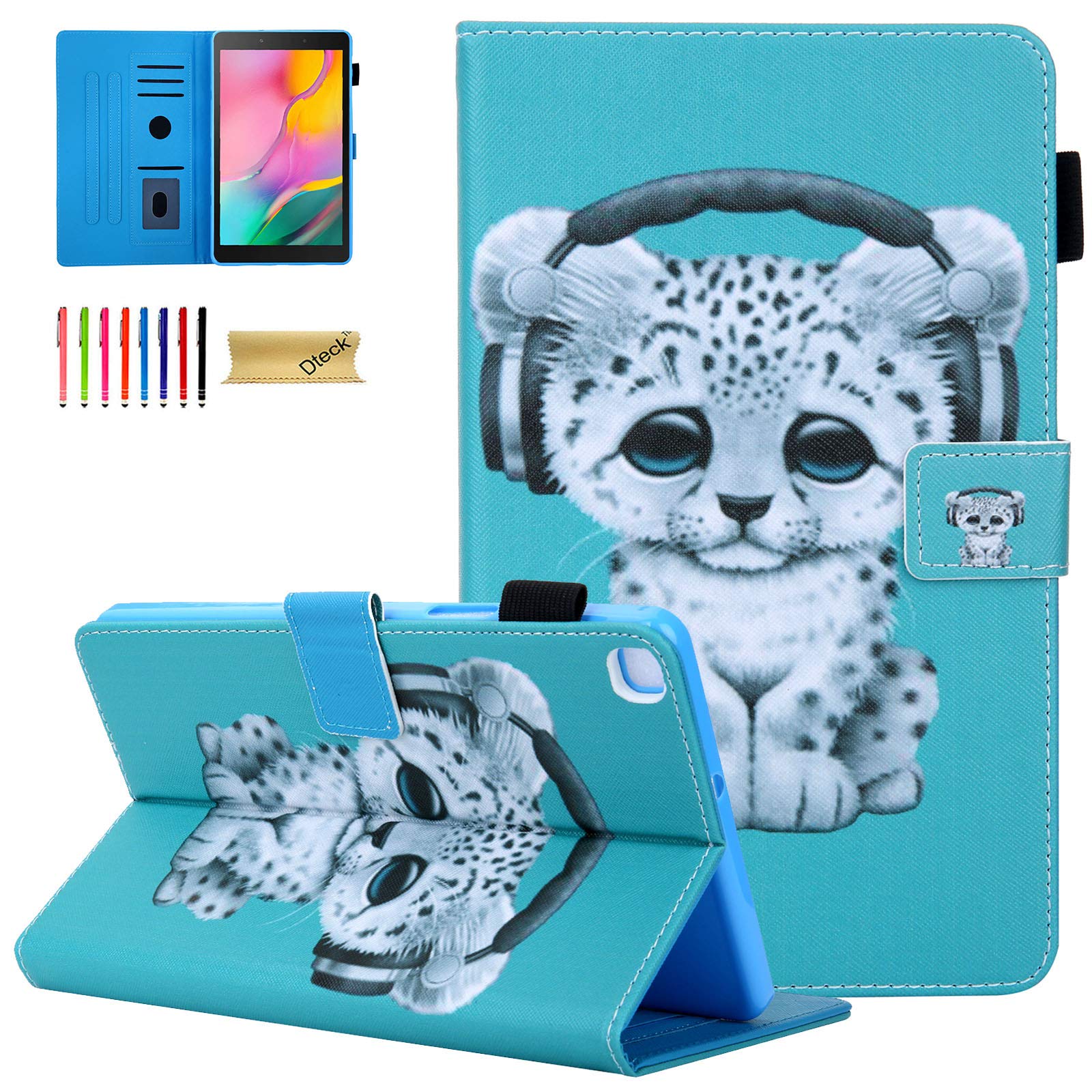 Dteck iPad 9.7 2018 Case, iPad 9.7 2017 Case, iPad Air/Air 2 Case, Corner Protection Folio Folding Stand Protective Cover with Auto Wake/Sleep for Apple iPad 6th / 5th Gen, iPad Air 1/2