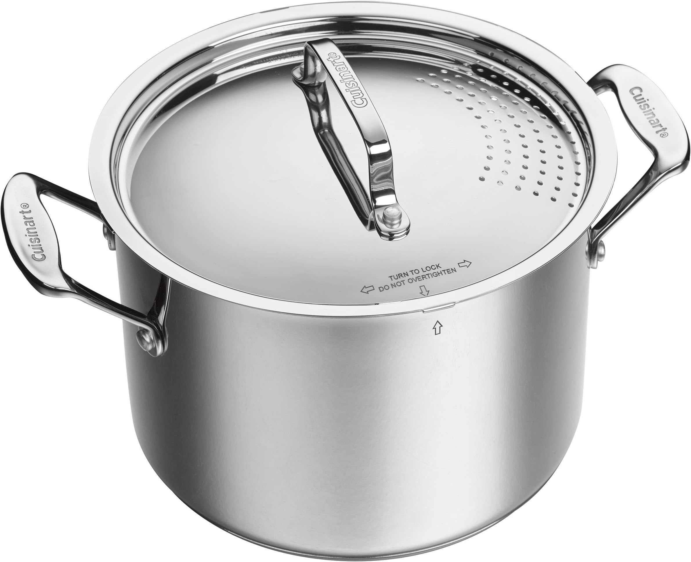 Cuisinart Contour Stainless 6Quart, 3Piece Pasta Pot with