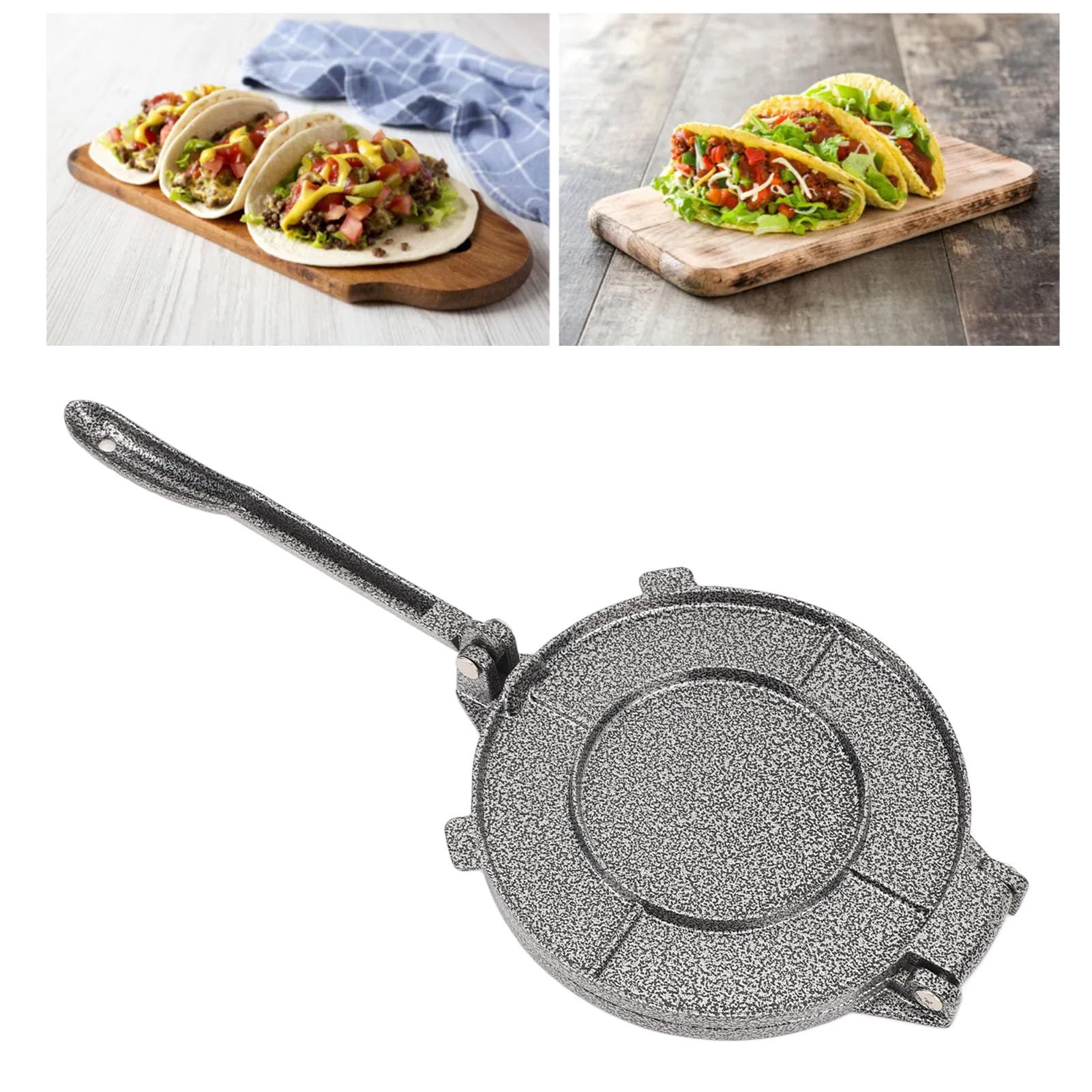 Presse à Tortilla Manuelle En Alliage D'Aluminium – Machine à Pâte Multifonction Pour Tortillas, Patacones, Rotis Et Pâtisseries Maison