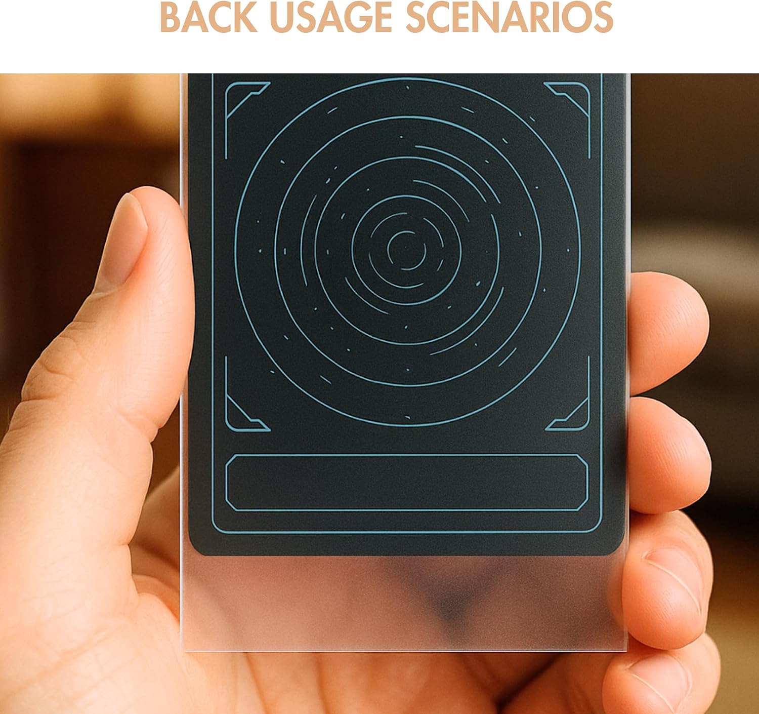 Premium Matte Card Sleeves 200 Micron Thickness 6 Packs (300 Pcs) – Ultimate Card Protection (58 x 89mm – for 56 x 87mm Cards)