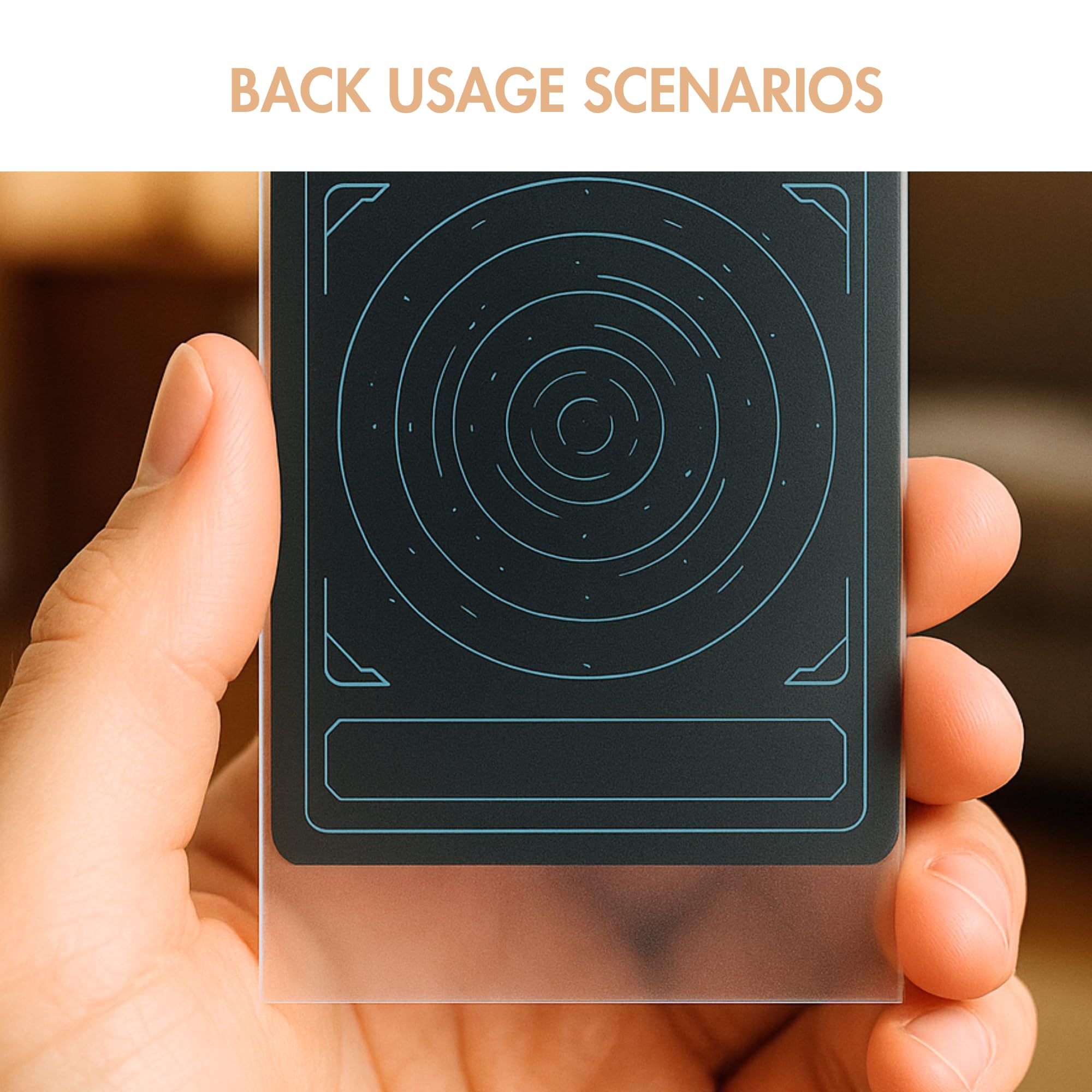 Fundas para tarjetas mate de alta calidad de 200 micras de grosor, 6 paquetes (300 piezas) - Máxima protección de tarjetas (61 x 93 mm - para tarjetas de 59 x 91 mm)