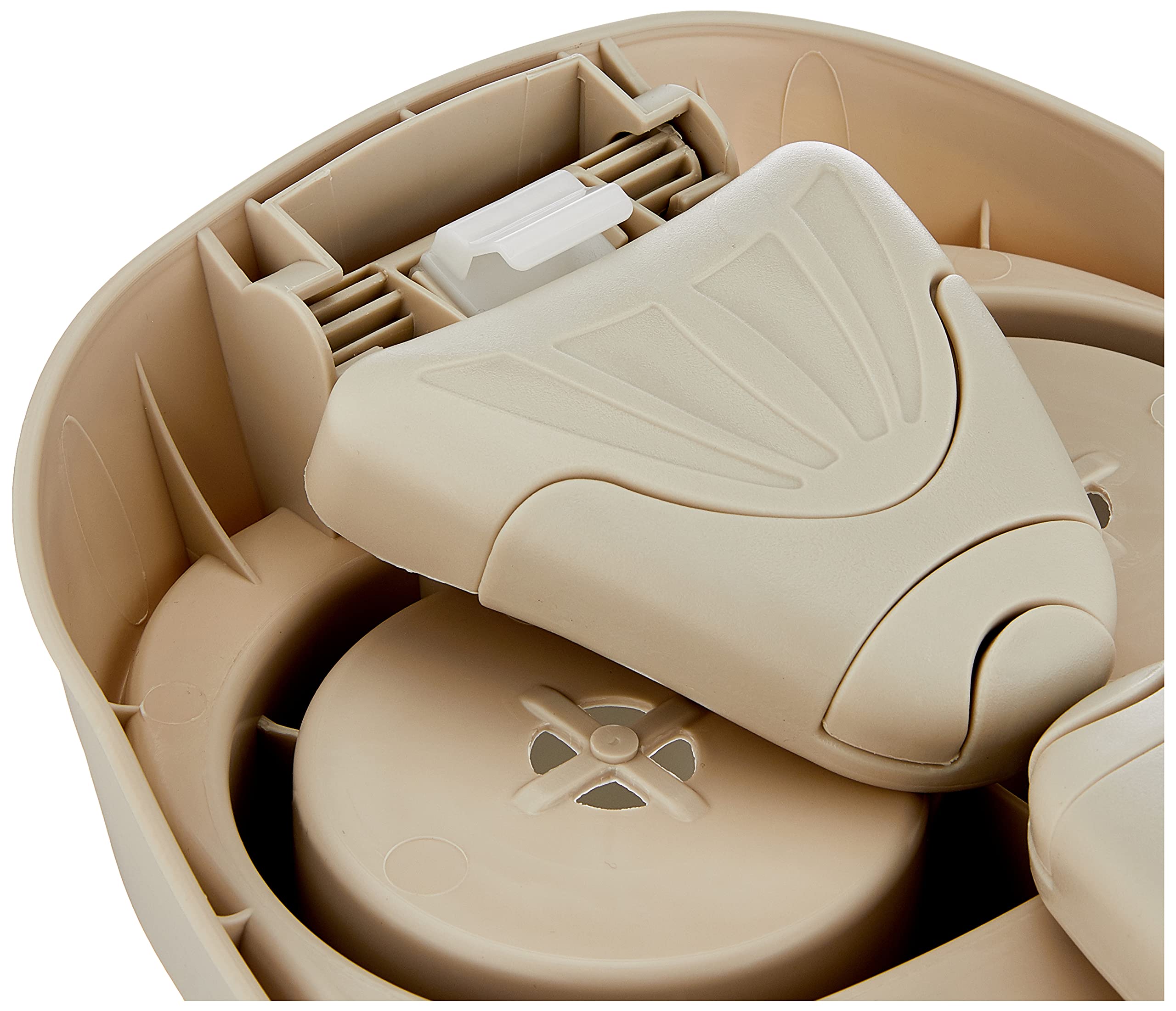 Intex 28428 Pure Spa Bubble Therapy, 216 X 71 Cm 6 Posti, Sabbia, con Pompa, Riscaldatore, Sistema Purificazione Acqua, Beige Classic & Purespa, Portabicchieri in Plastica Beige, 26 X 22 X 18 Cm