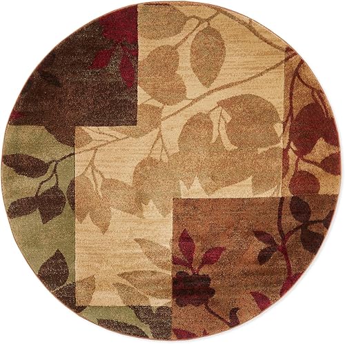 Tapete, Home dynamix, colección Tribeca, extra largo personalizable, Polipropileno, Multi-verde Beige/Marrón