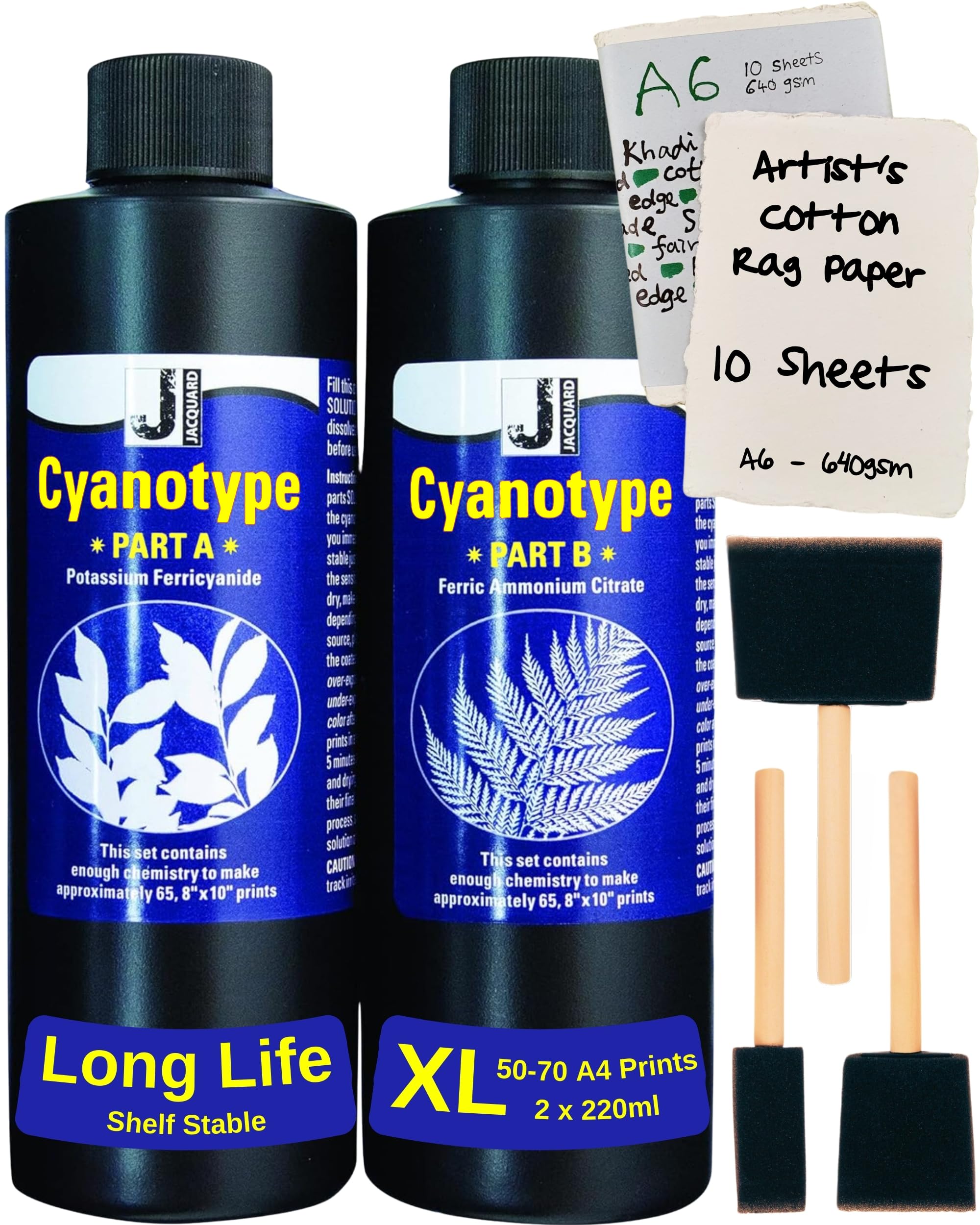 MECCANIXITY Carta cianotipa, kit di 12 fogli di carta blu