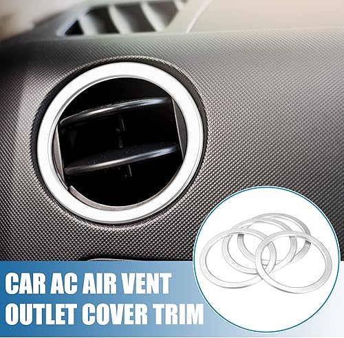 Miniatura 9 de A ABSOPRO Cubierta de salida de aire de CA para automóvil Toyota Tundra 2014-2021 rojo (juego de 4)