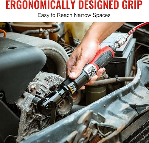 Miniatura 9 de DURATECH Juego de dados de impacto profundo de 6 puntos de 3/8 pulgadas y llave de trinquete neumática WORKPRO de 3/8 pulgadas