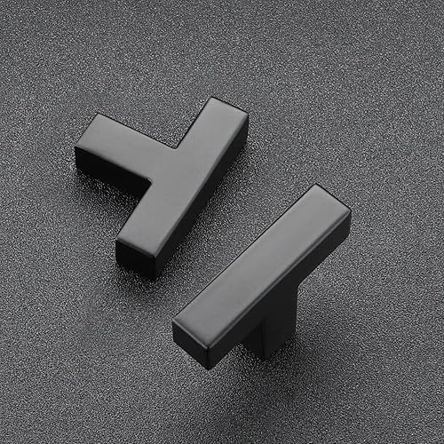 Vista 41 de Ravinte Paquete de 10 tiradores cuadrados de gabinete de 10 pulgadas, manijas negras de gabinete de cocina, accesorios de cocina negro mate