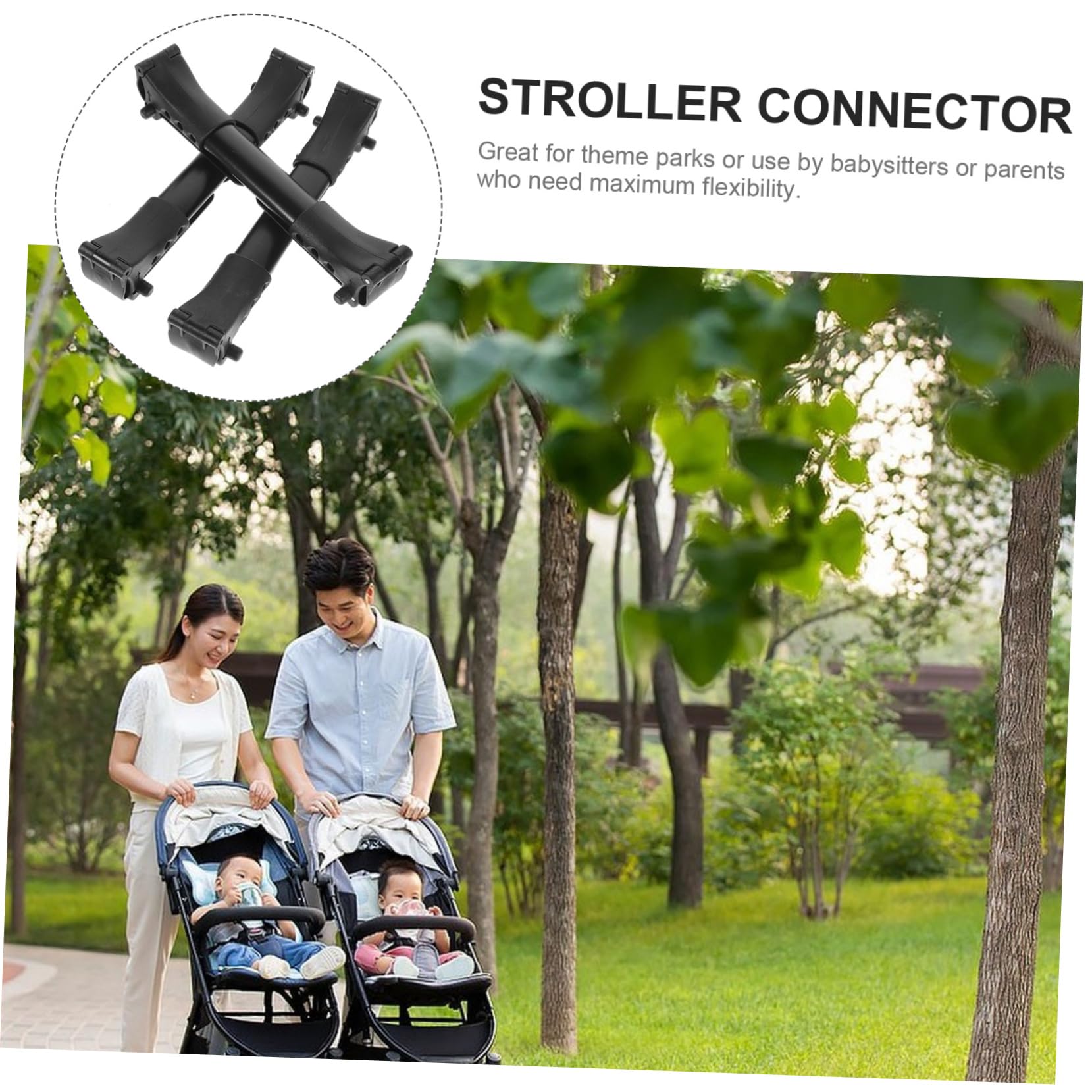 3 Pezzi Passeggino Connettori Accessori Passeggino Connettore Per Passeggino Connettori Per Passeggino Passeggino Connettori Accessori di Collegamento