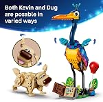 LEGO Disney and Pixar Kevin & Dug Building Toy - 'Up' Movie Set for Girls & Boys, Ages 9+ - Disney Gift for Kids & Fans - Kids Bedroom or Desk Decor - 43290