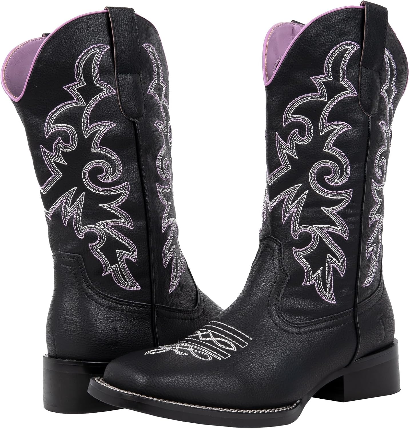 Women's Square Toe Wide Mid Calf Western Cowgirl Kenya Ubuy