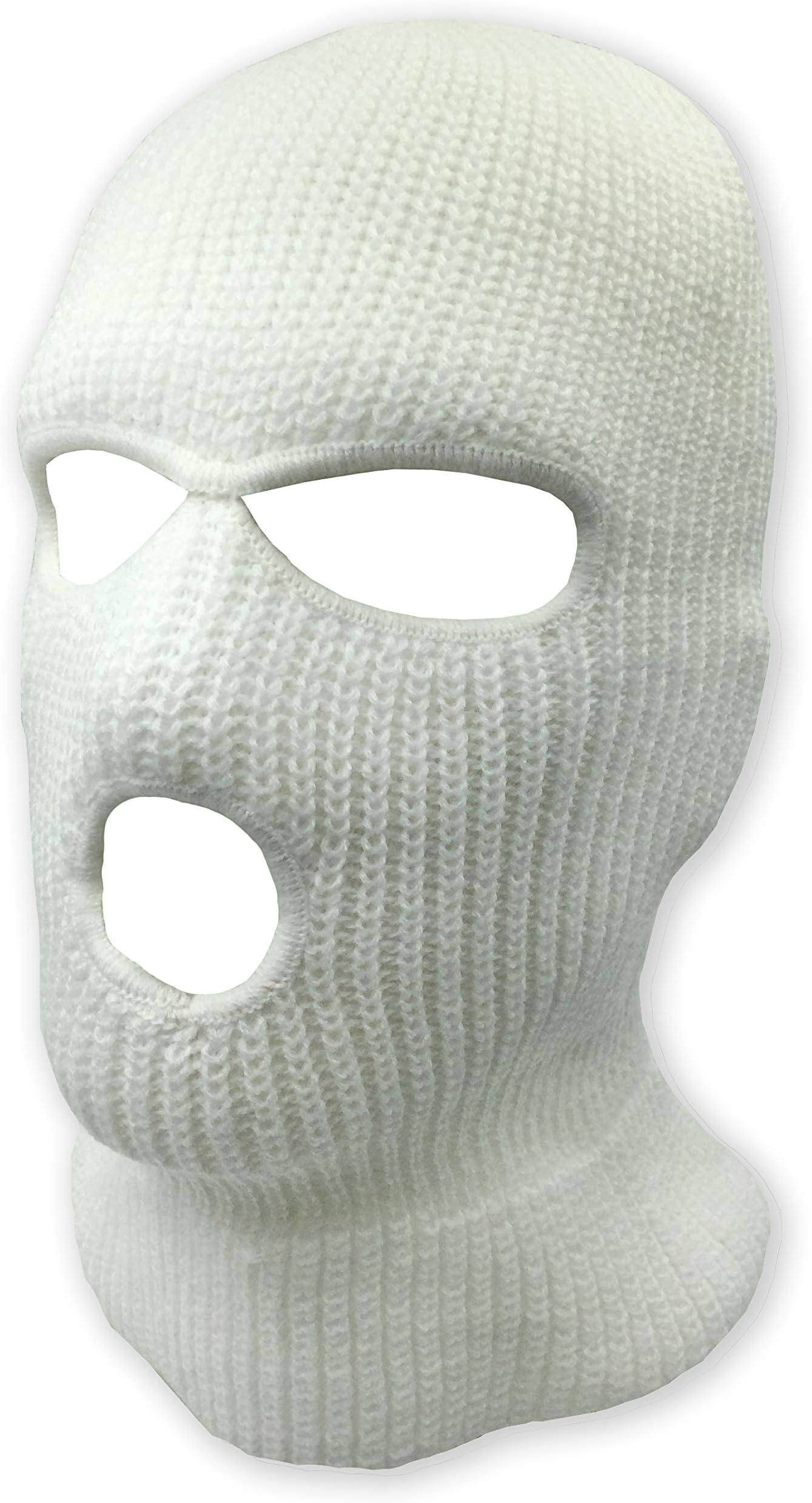 3 Hole Knitted Full Face Ski Mask Winter Balaclava Face Cover for Outdoor Sports