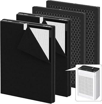 MK-AP01 Replacement Filter for TER Air MK-AP01 Air Purifier, 4 Pack