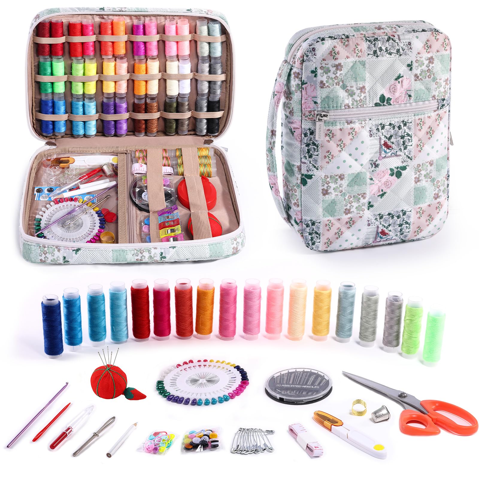 AMOIGEE Sewing Kit - 230pcs for Beginners -8 AMOIGEE Sewing Kit - 230pcs for Beginners -8