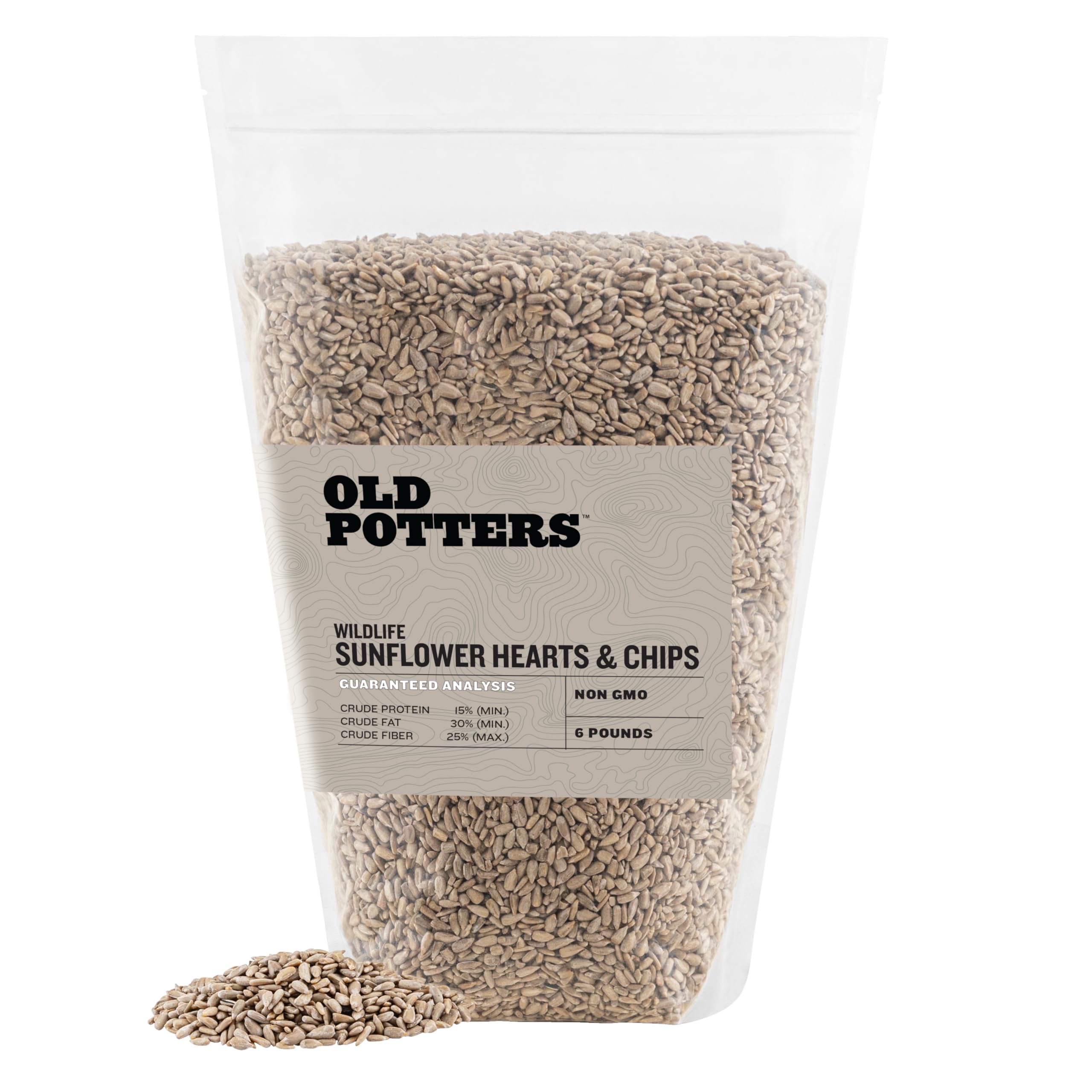 Wildlife Sunflower Hearts & Chips, 6 lbs