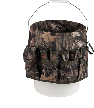 Bucket Boss - Camo Bucketeer Bucket Tool Organizer Fits 5 Gallon Bucket, Bucket Organization 85030, Mossy Oak Camo