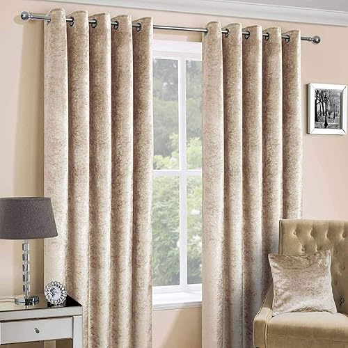 Cream And Gold Curtains Amazon Co Uk