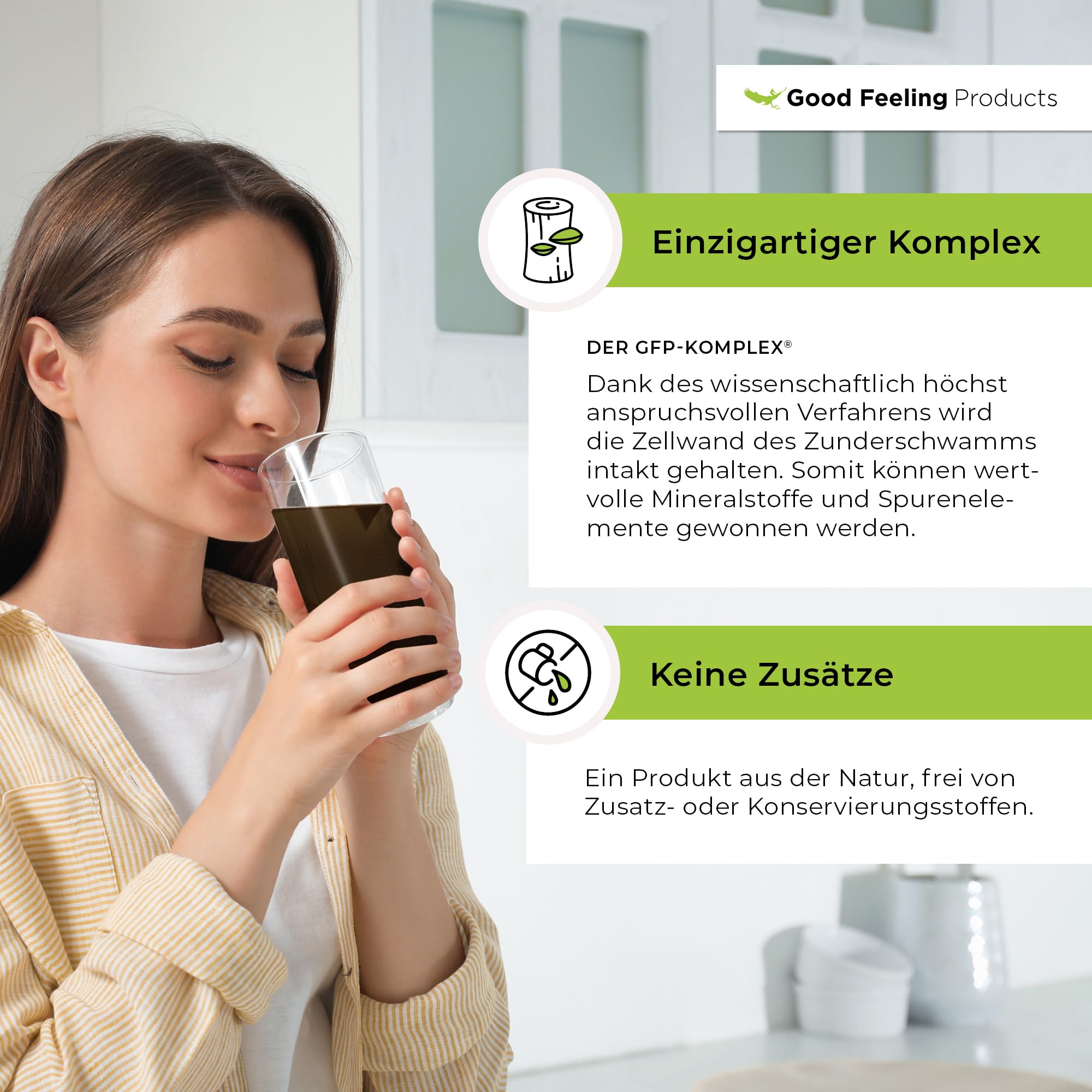 30g | Der GFP-Komplex® aus dem Zunderschwamm | Das Original Zunderschwamm Pulver