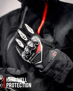 RIDEIRON Summer Motorcycle Gloves for Men & Women