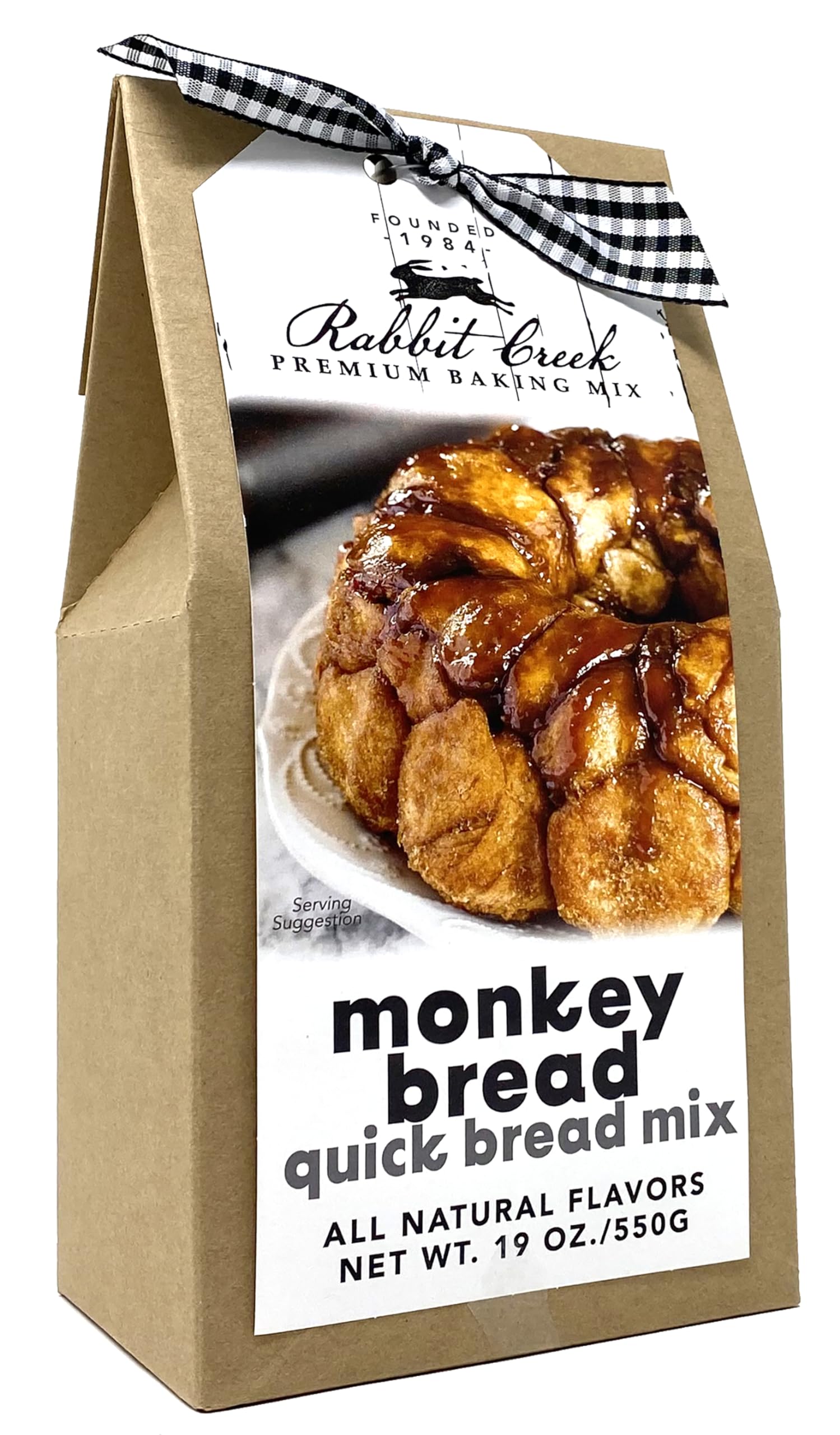 Rabbit Creek Monkey Bread Quick Bread Mix – Easy To Make Monkey Bread Mix, Made in the USA, Cinnamon Caramel Pull Apart Quick Bread Mix