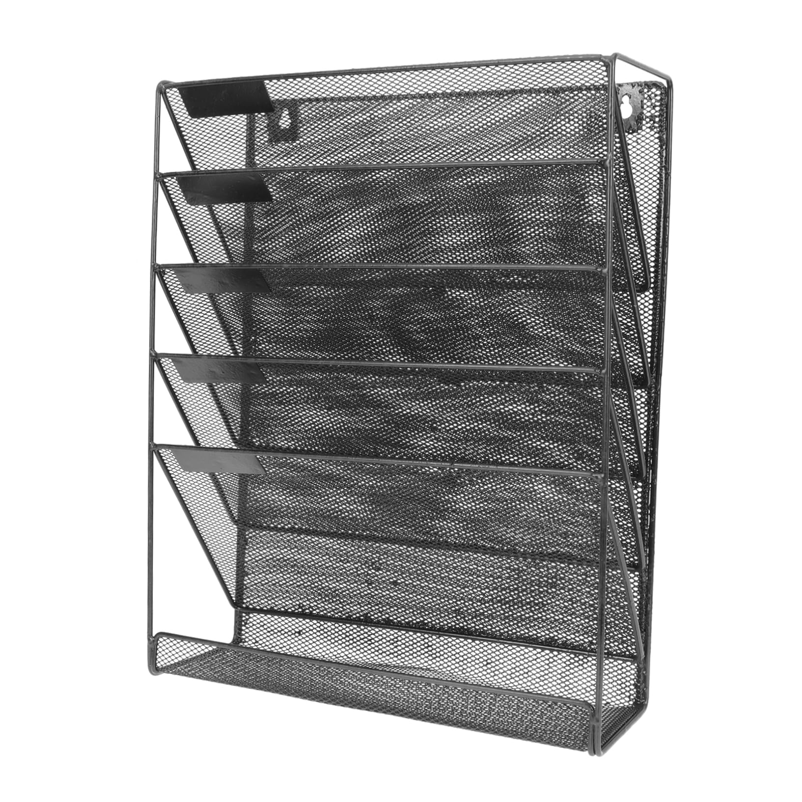 Organizador De Archivos Colgante De Malla Metálica Soporte Para Documentos De Pared Para Oficina y Hogar Almacenamiento y Práctico
