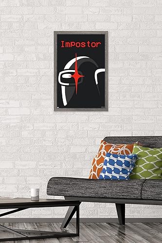 Vista 28 de Trends International Póster de pared de Among Us Impostor, 22.37 x 34.00 pulgadas, versión sin marco
