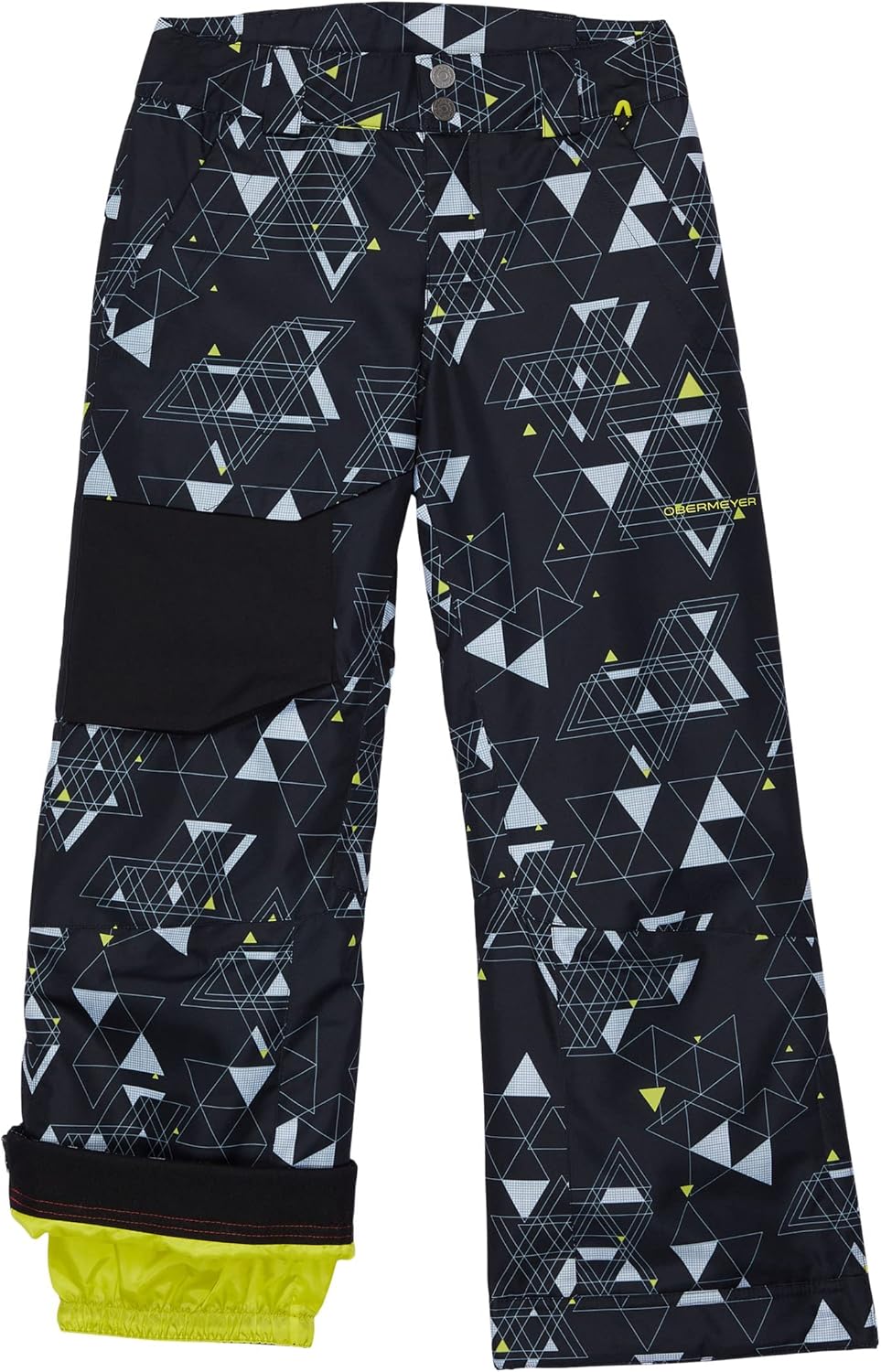 Obermeyer Boy's Brisk Print Pants (Little Kids/Big Kids) Check Six XL (18 Big Kid)