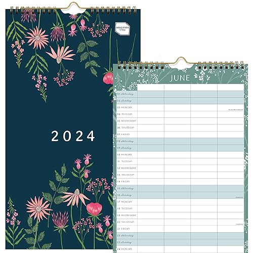 Boxclever Press Everyday Couples Wall Calendar 2024. Slimline 2024 Calendar runs Jan - Dec'24. Stunning 2024 Wall Calendar with 4 Column Layout. Family Calendar 2024 measures: 22 x 39 cm