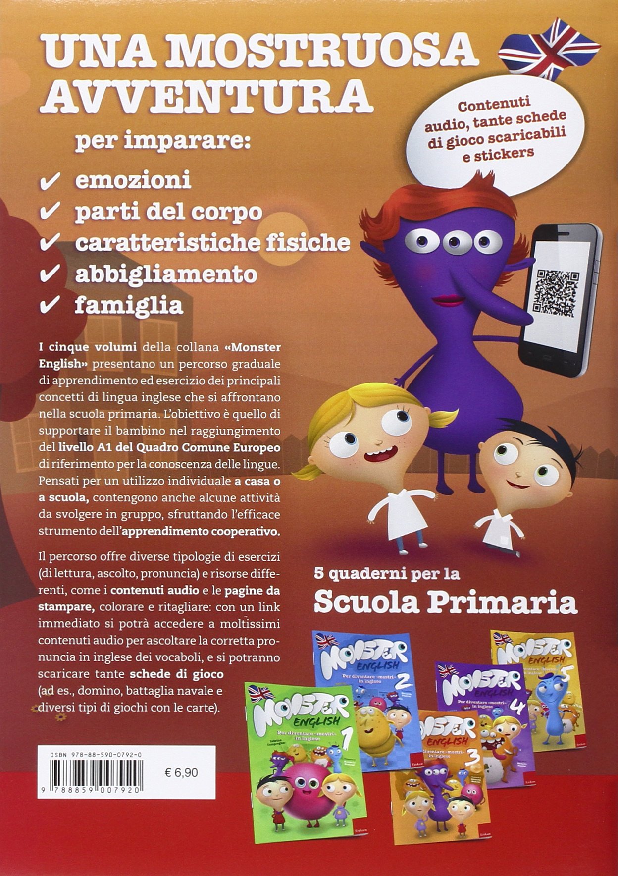 Monster English. Per diventare mostri in inglese. Con adesivi (Vol. 3)