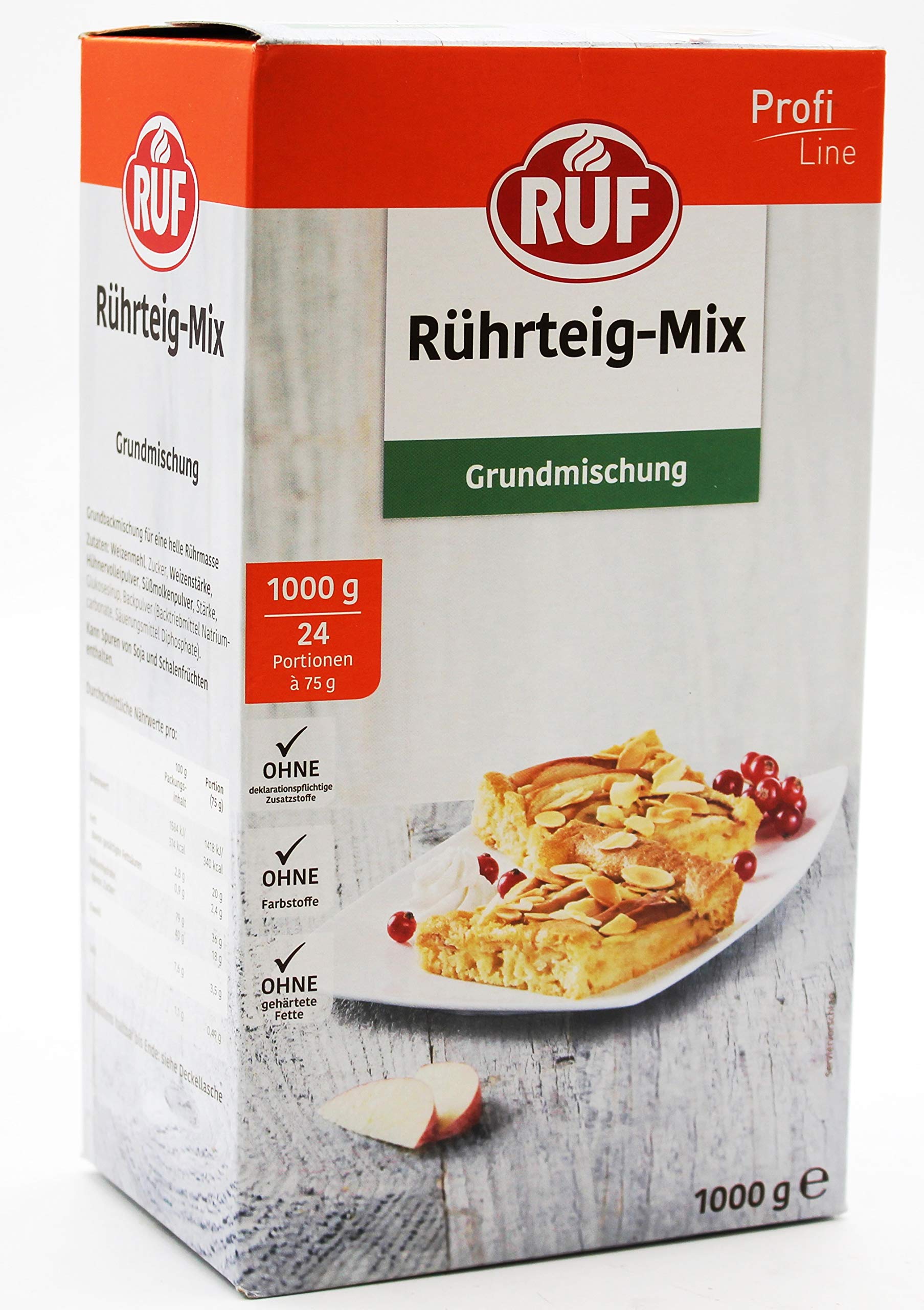 RUF Rührteig-Mix Grundmischung, 10er Pack (10 x 1 kg)