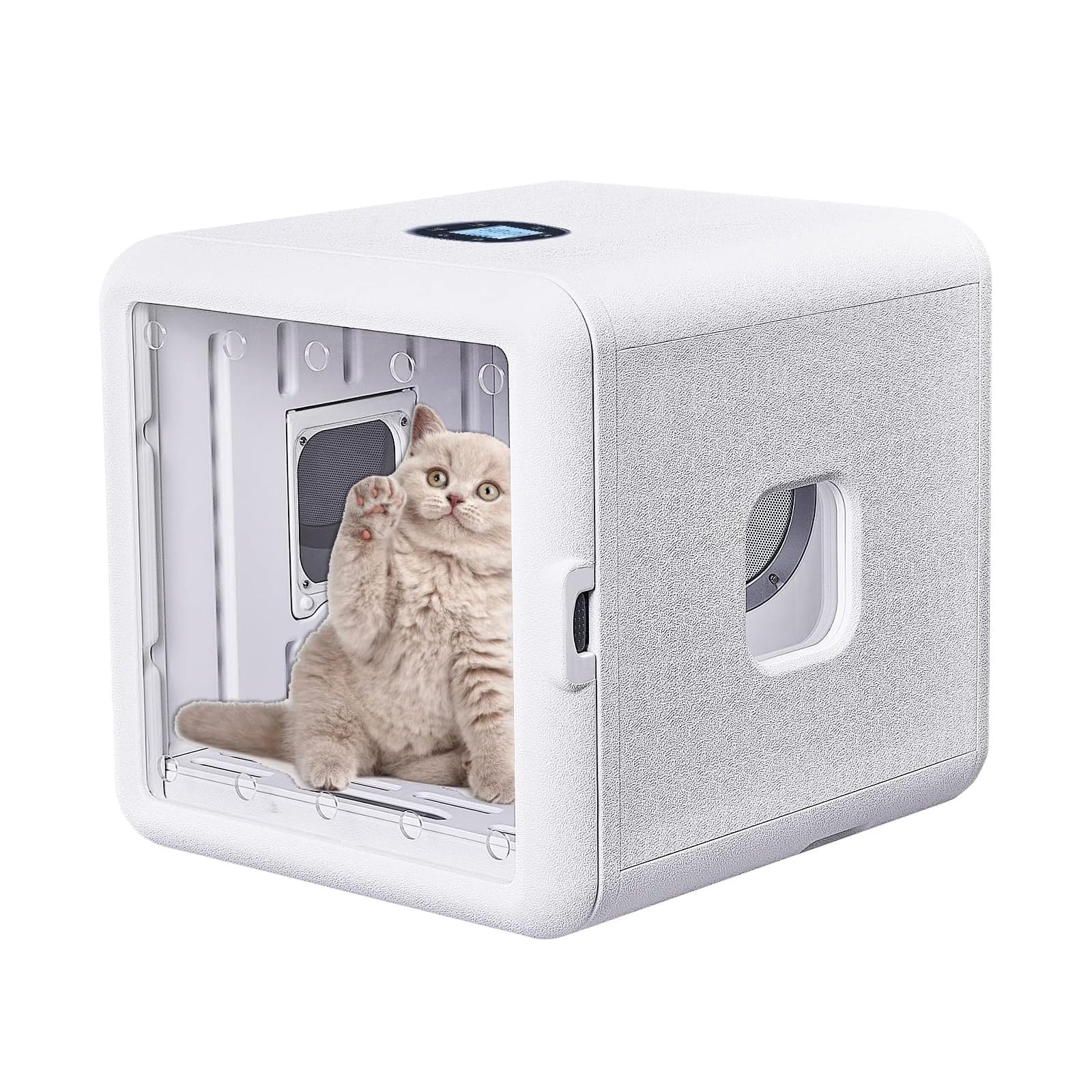 KaiLStore Secador de mascotas para gatos y perros, secado rápido de 360 grados para el hogar