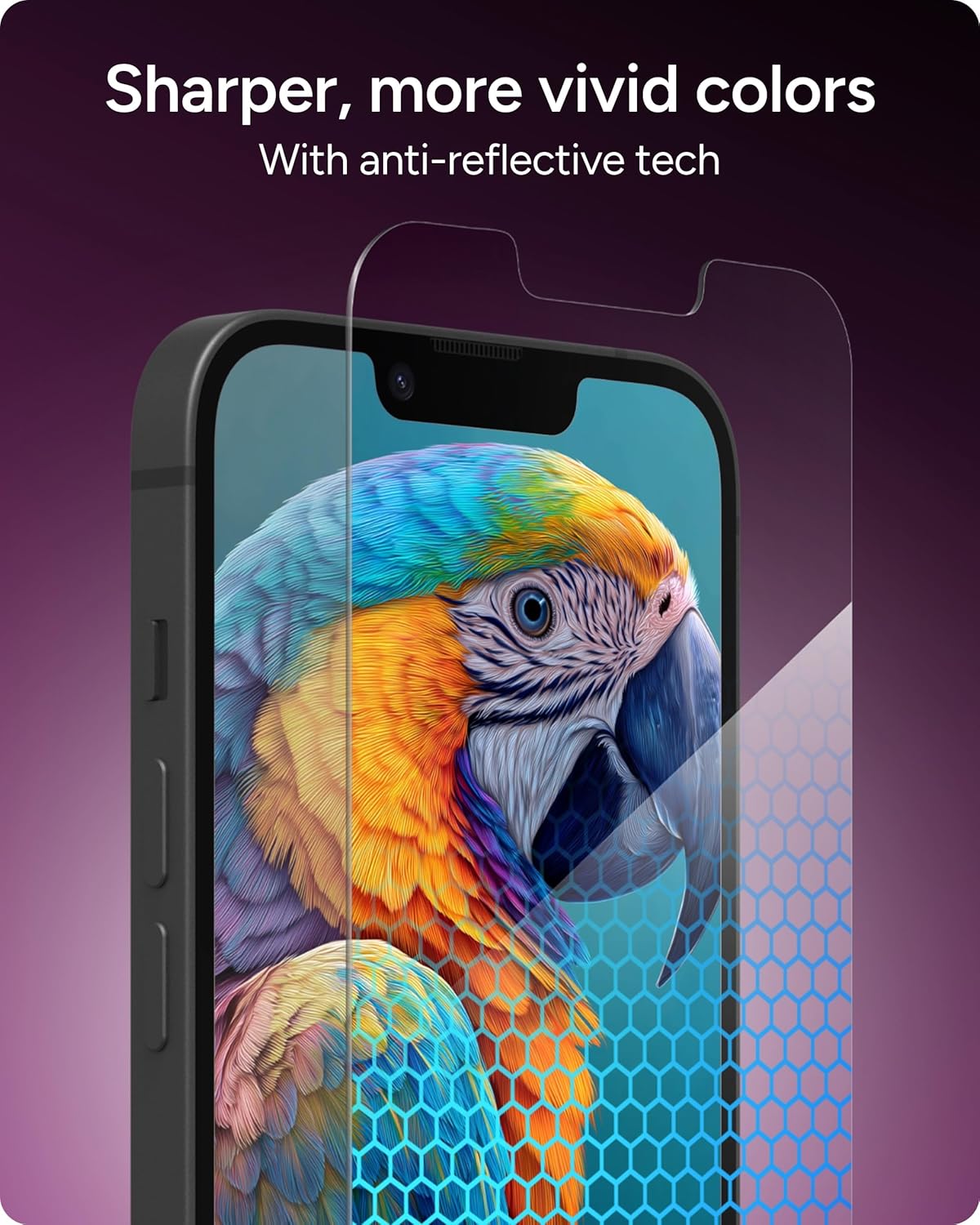 ZAGG XTR5 Screen Protector for iPhone 17e/ 16e/ 14/13/ 13 Pro - Glass, Blue Light Protection, 11X Stronger, Eyesafe CPF60 Tech, Anti-reflective Tech, Touch Sensitive Tempered Glass, Easy To Install