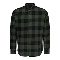 Only & Sons NOS Onsgudmund LS Checked Shirt Noos, Camicia Uomo