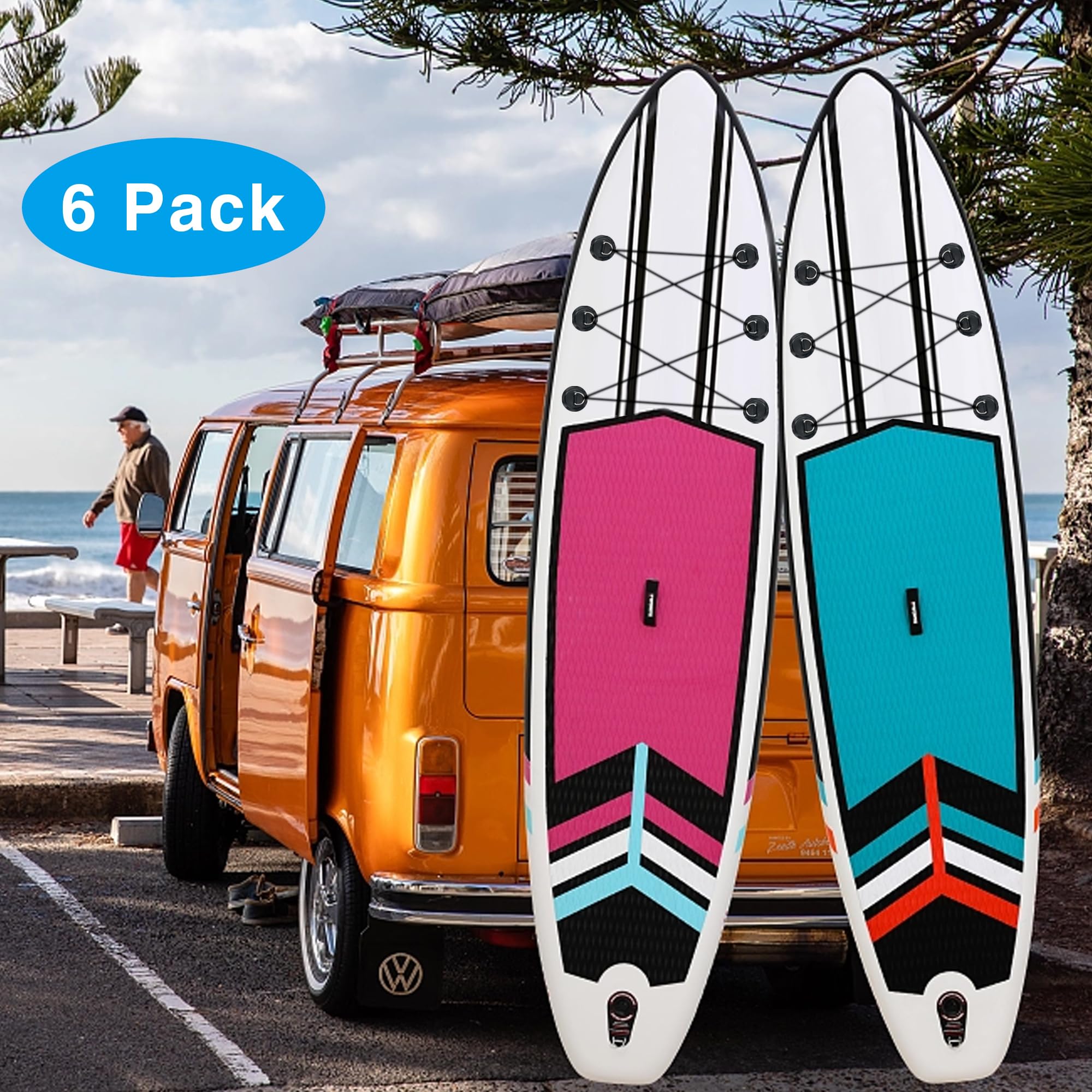 Générique Anneaux En D Pour Planche À Paddle Gonflable | Attache En Caoutchouc Pour Cordage De Bateau | Patch De Fixation Pour Planche De Surf, Accessoires De Kayak Et Bateaux Gonflables