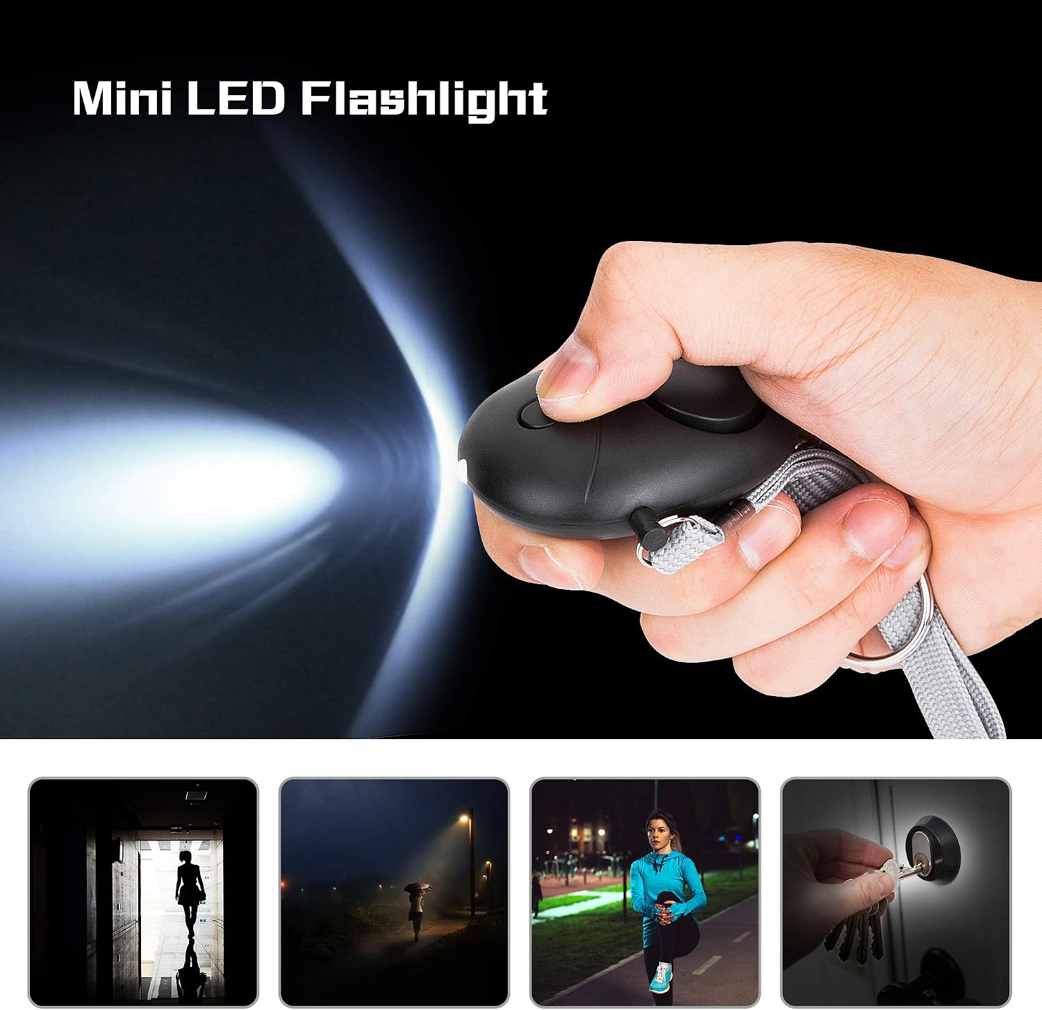 Personal Alarm, Safe Sound Security Personal Alarm for Women,Kids, Elderly, Emergency Safe Personal Alarm 5 Pack