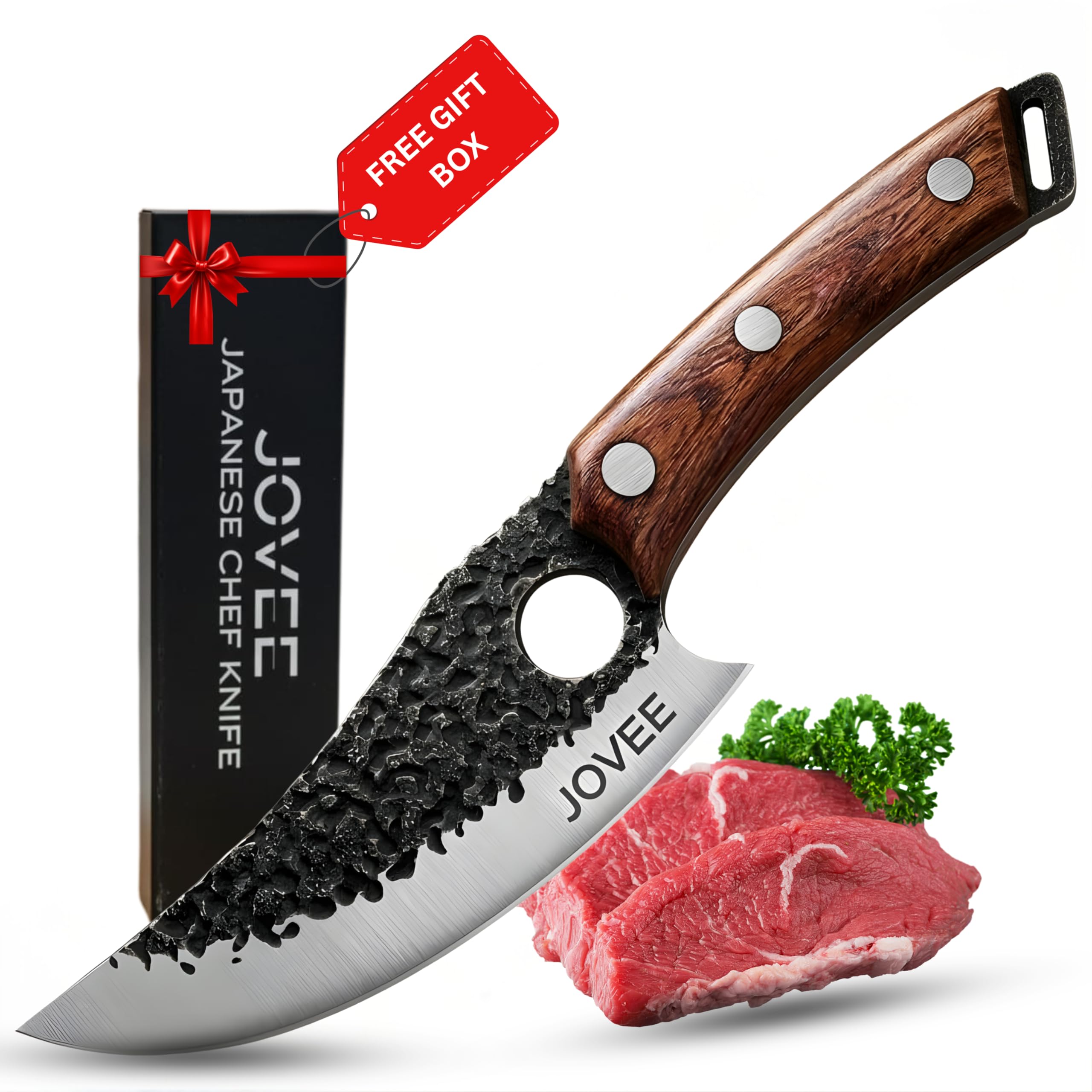 JOVEE Japanese Chef Knife - Stainless Steel Professional Chef Knife | Original Japanese Blade for Japanese Knife | Perfect for Men's Gift | Gift for Men and Chefs | Gift for Fathers
