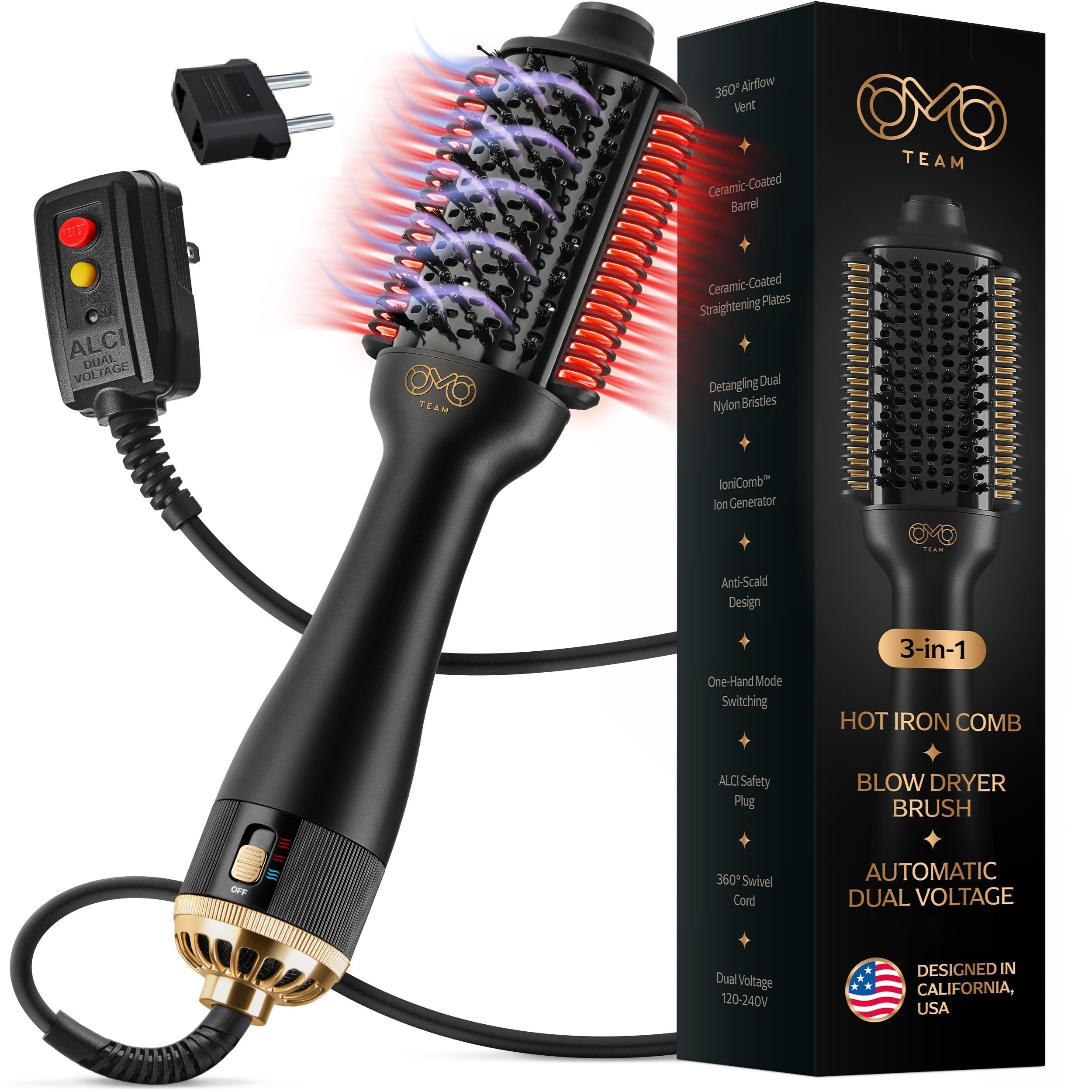 best hair brush dryer straightener