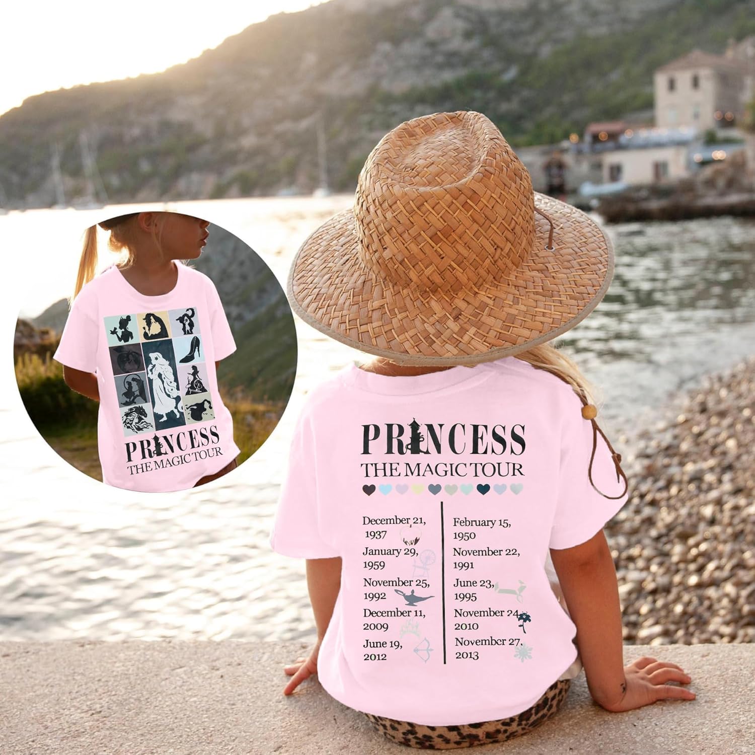 Princess Shirts Toddler Girl Magic Kingdom Kid Shirt Girls Trip Tee Holiday Magical Castle Vacation Short Sleeve Tops - Image 7