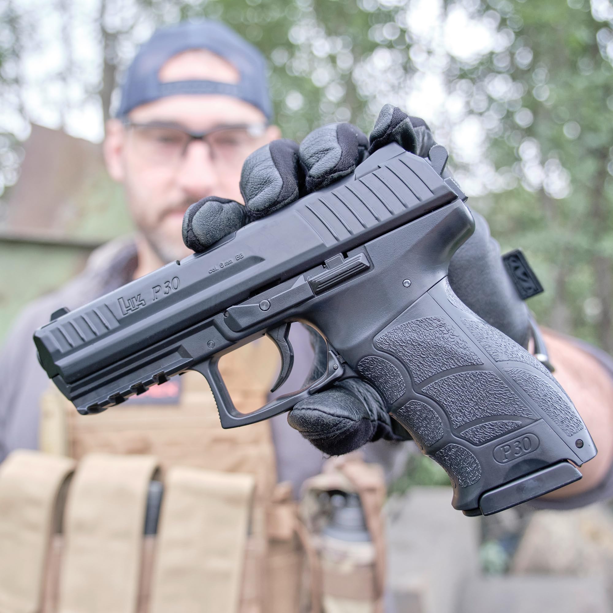 Heckler & Koch 2.5782 P30 Airsoft Gun Ad Aria Compressa, Nero, 6 Mm Bb