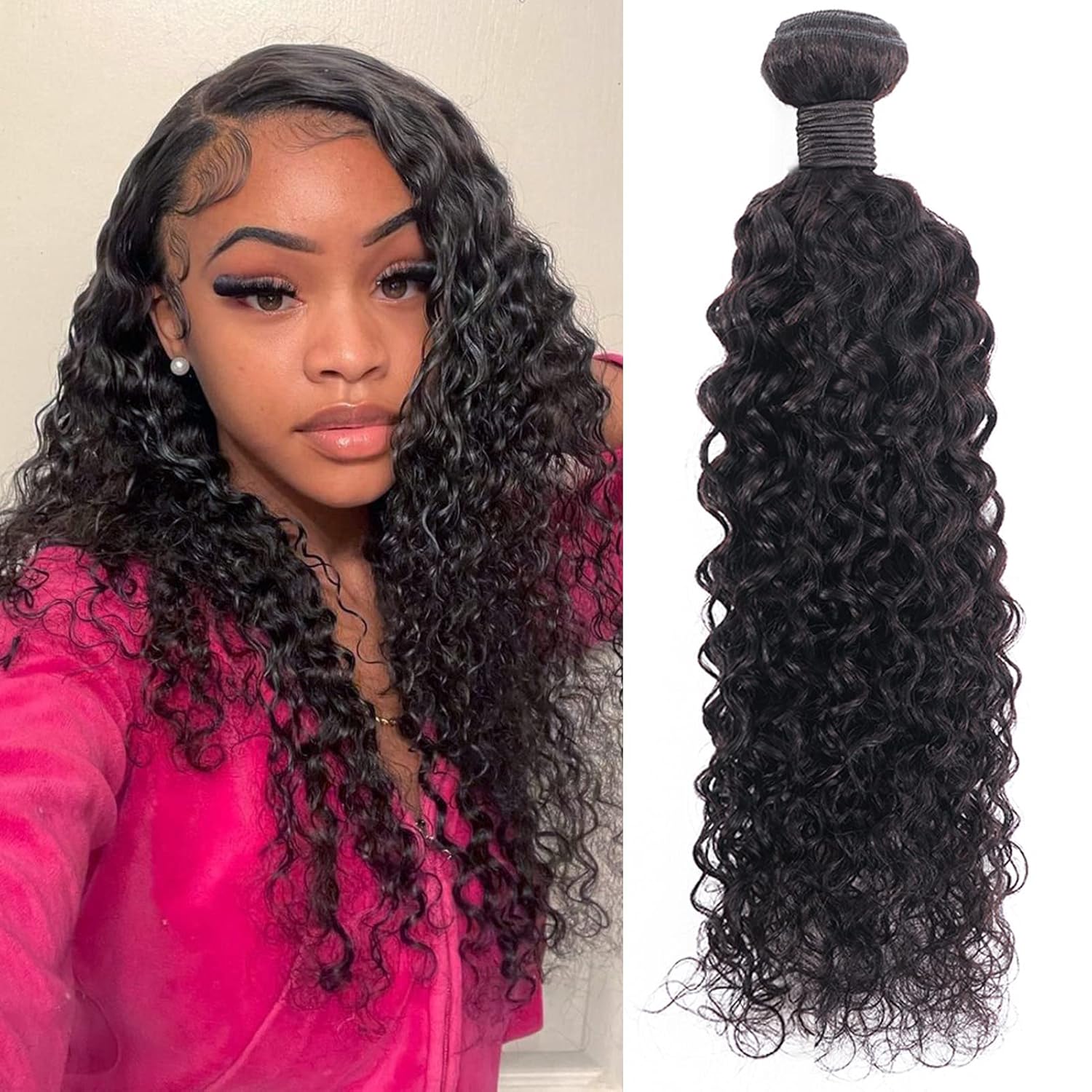 Human Hair Bundles Water Wave Bundles Brazilian Human Hair