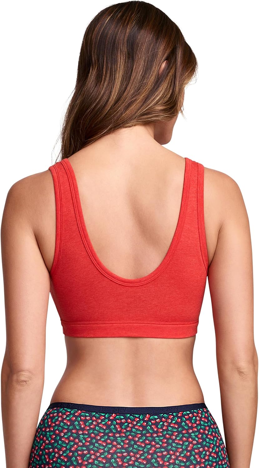Jockey Women's Bra Organic Cotton Stretch Tank Strap Bralette